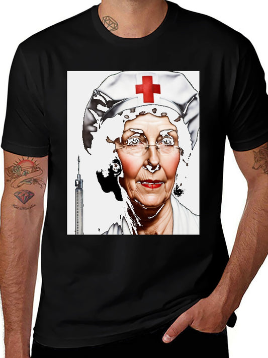 Nurse Graphic T-Shirt - Spooky Humor Tee