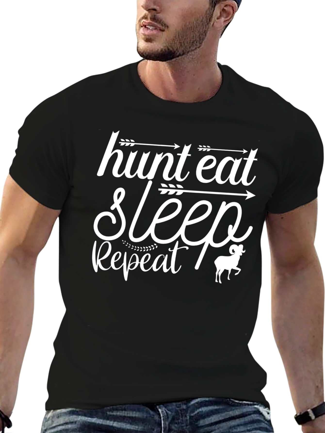 Hunt Eat Sleep Repeat T-Shirt