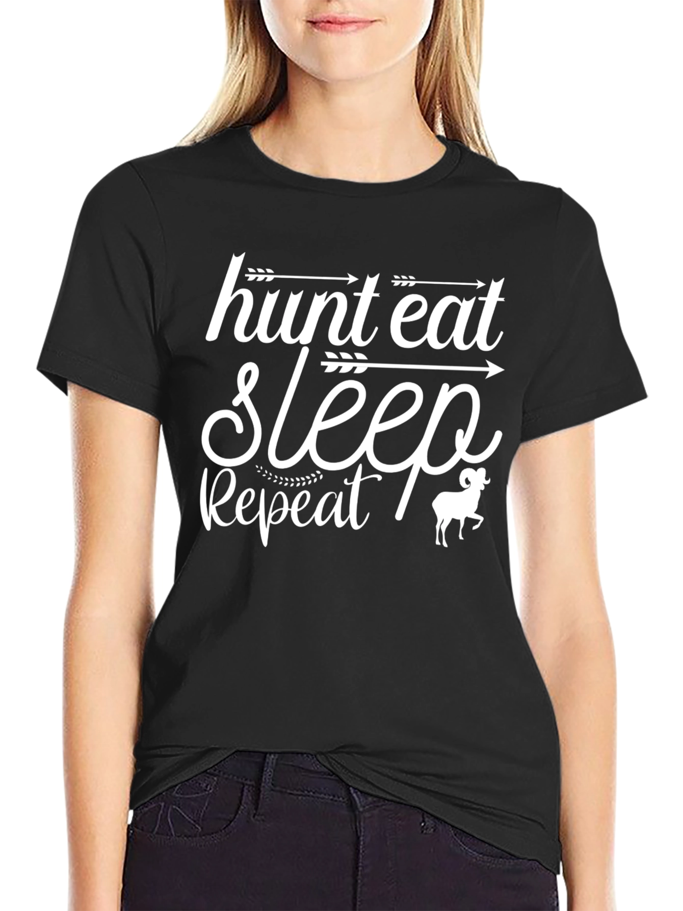 Hunt Eat Sleep Repeat T-Shirt