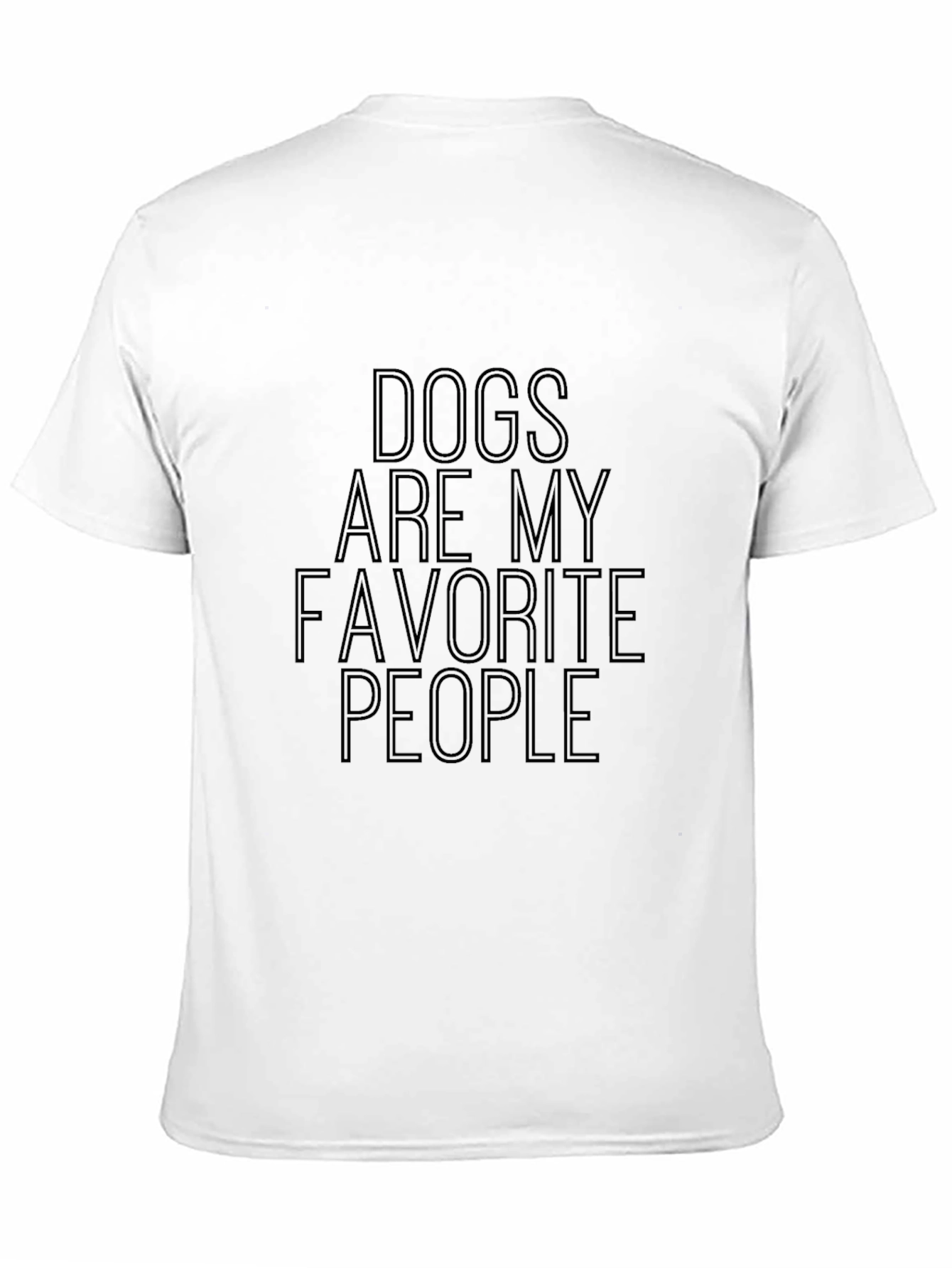 Dogs Are My Favorite People T-Shirt