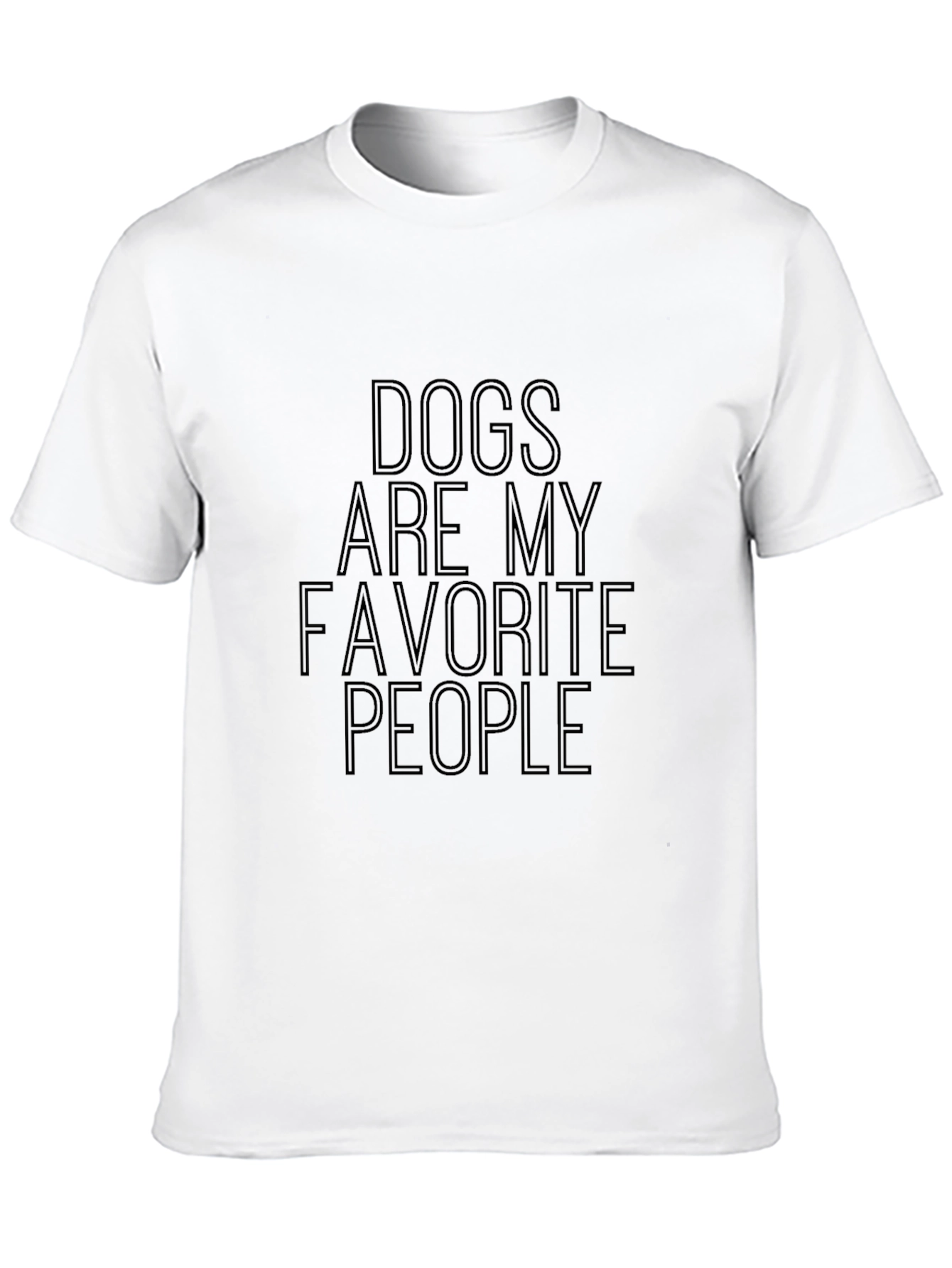 Dogs Are My Favorite People T-Shirt