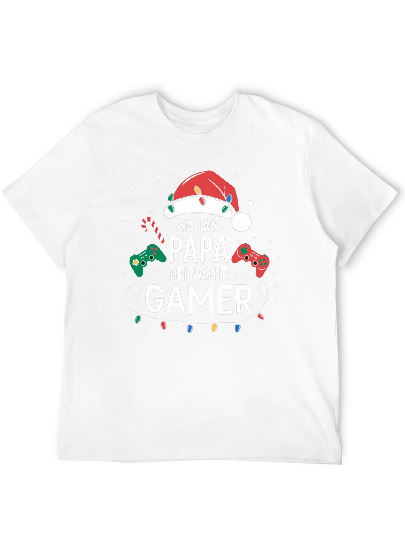 Papa Gamer Christmas T-Shirt