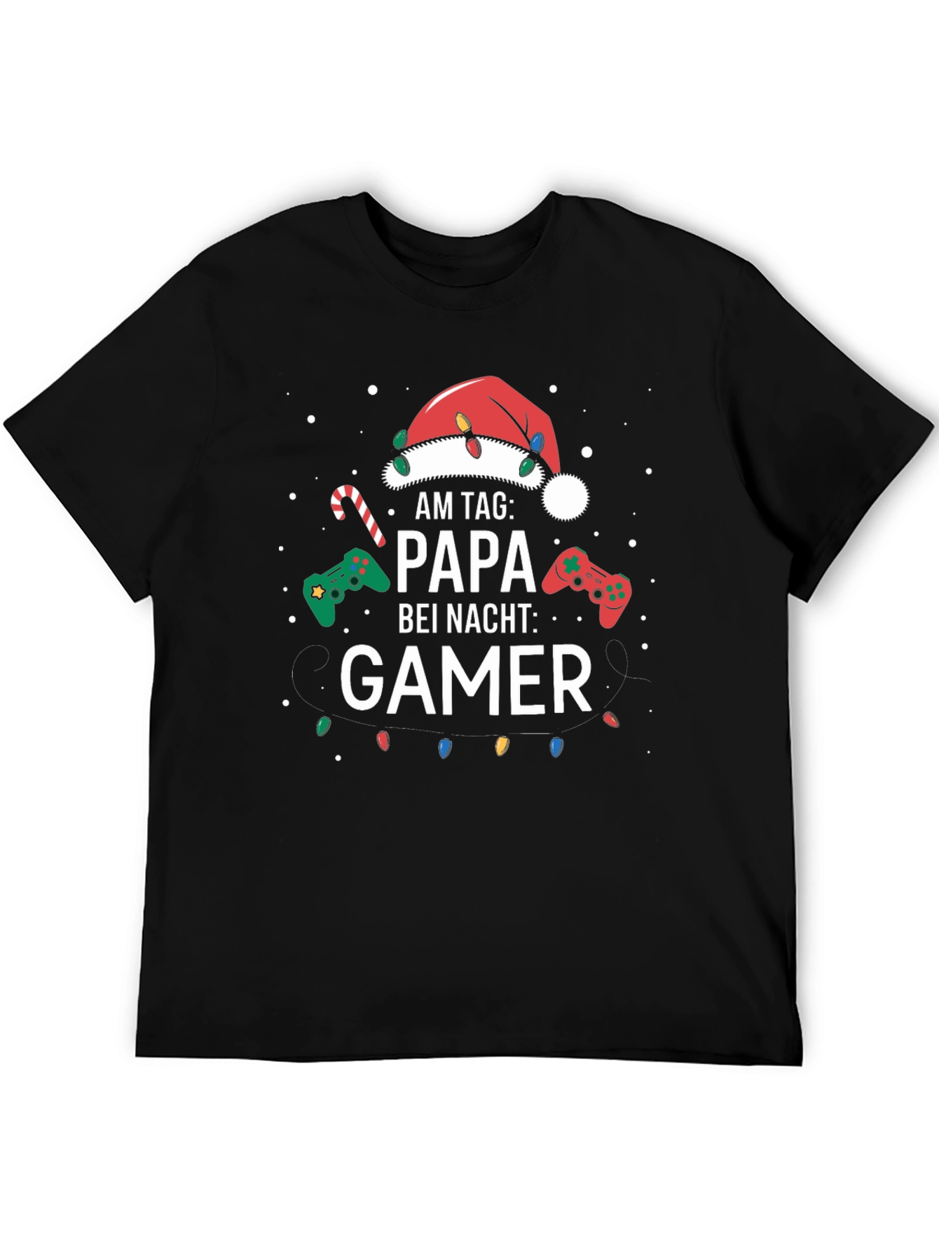 Papa Gamer Christmas T-Shirt
