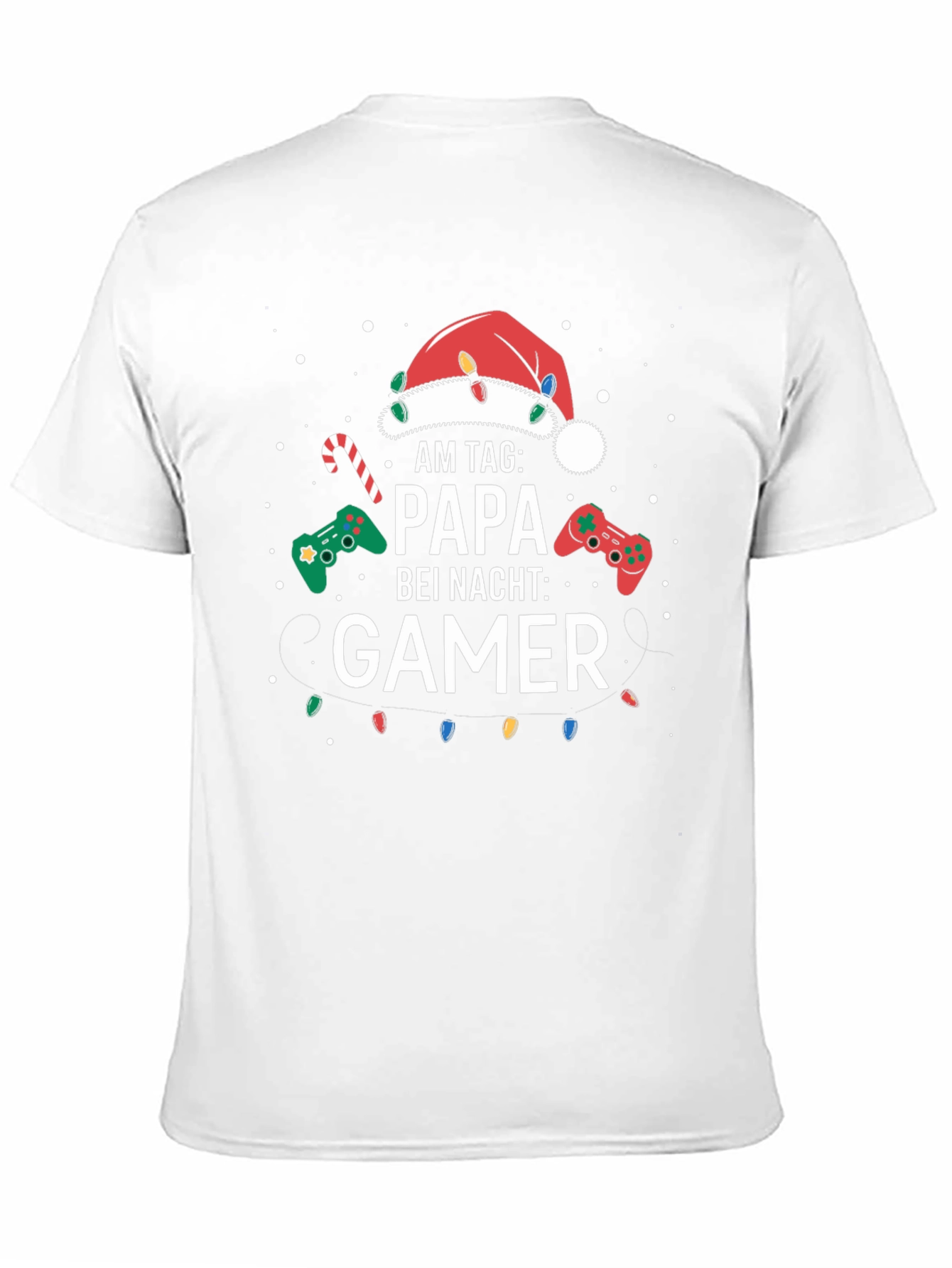 Papa Gamer Christmas T-Shirt