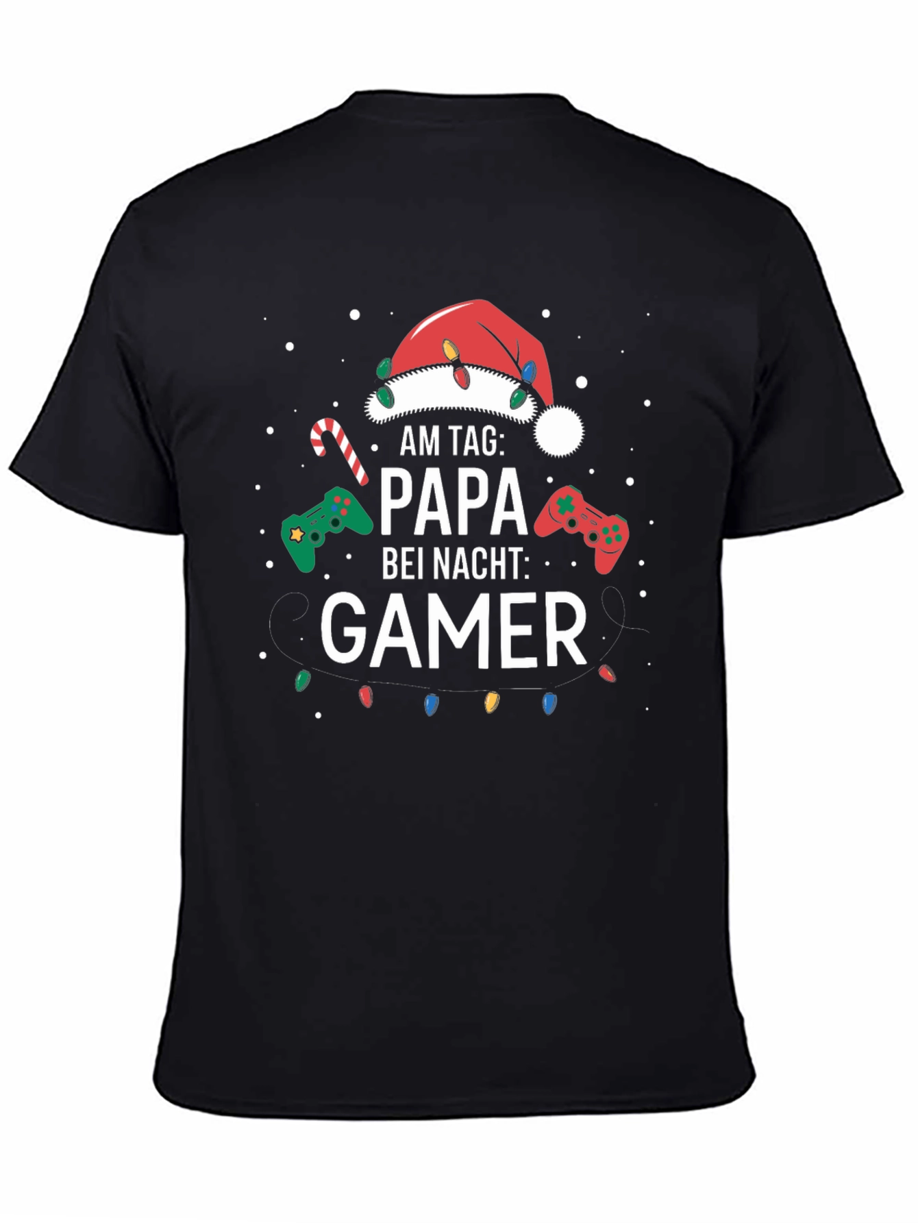 Papa Gamer Christmas T-Shirt
