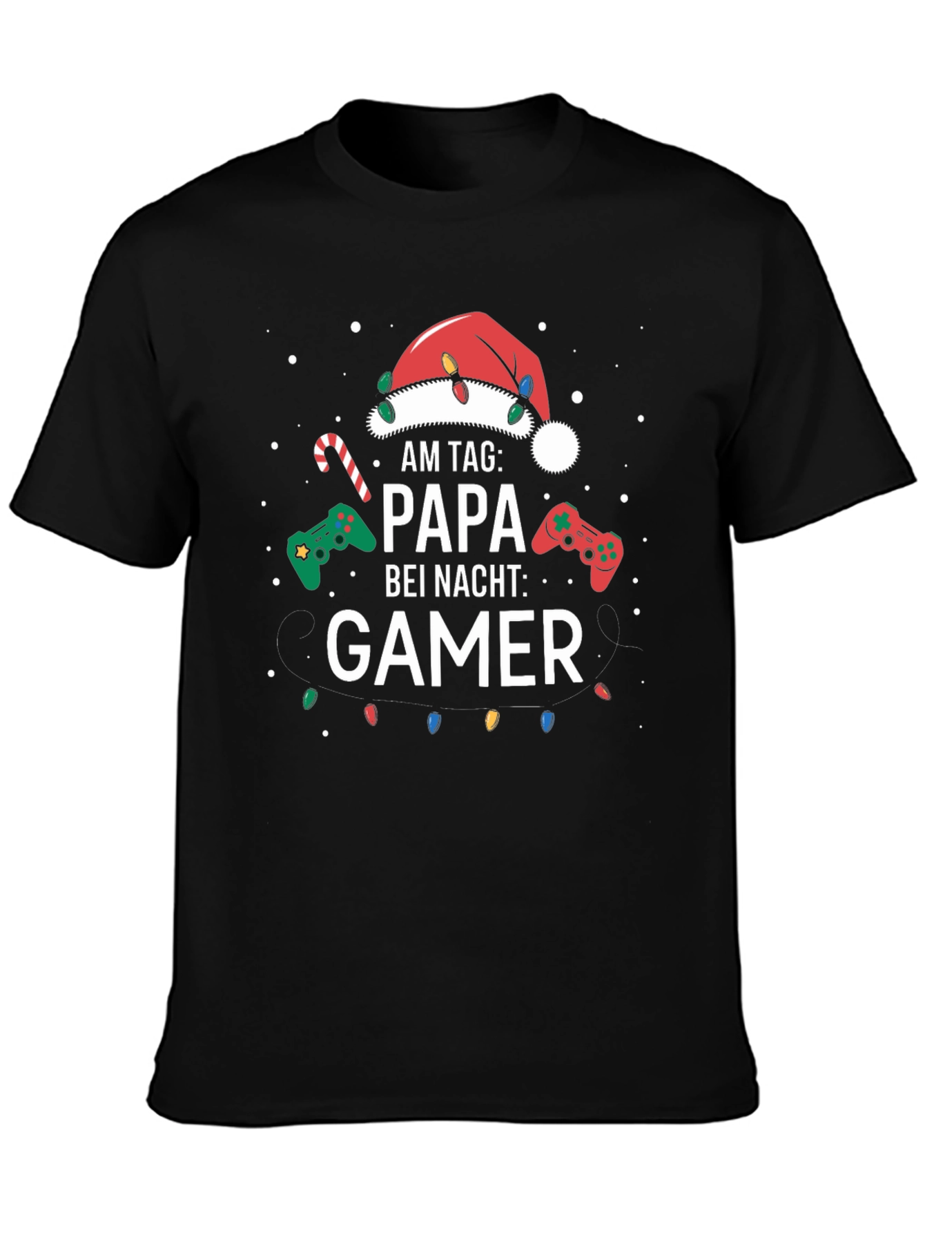 Papa Gamer Christmas T-Shirt