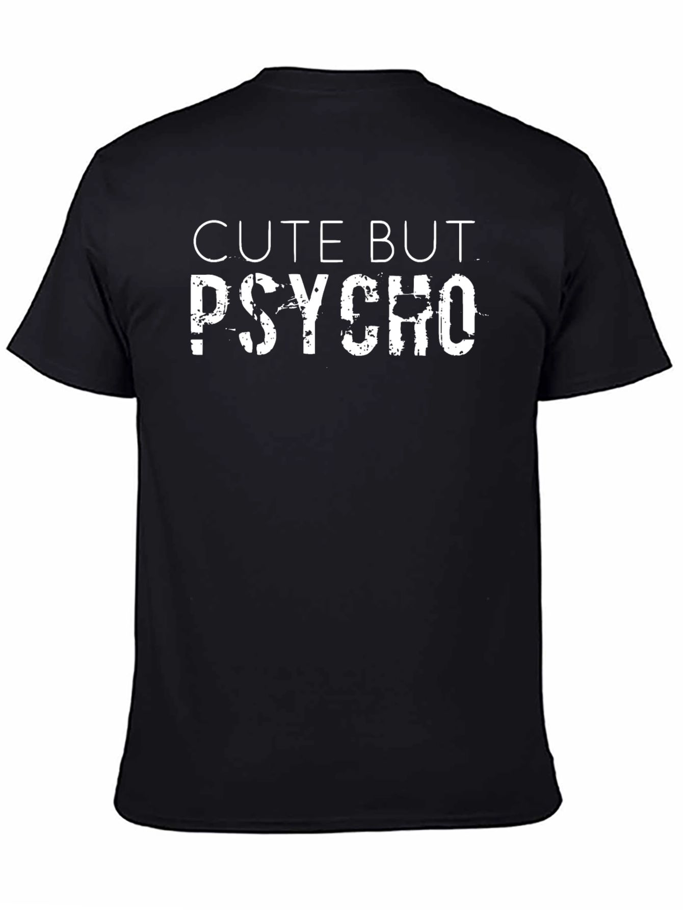 Cute But Psycho Graphic T-Shirt - Black