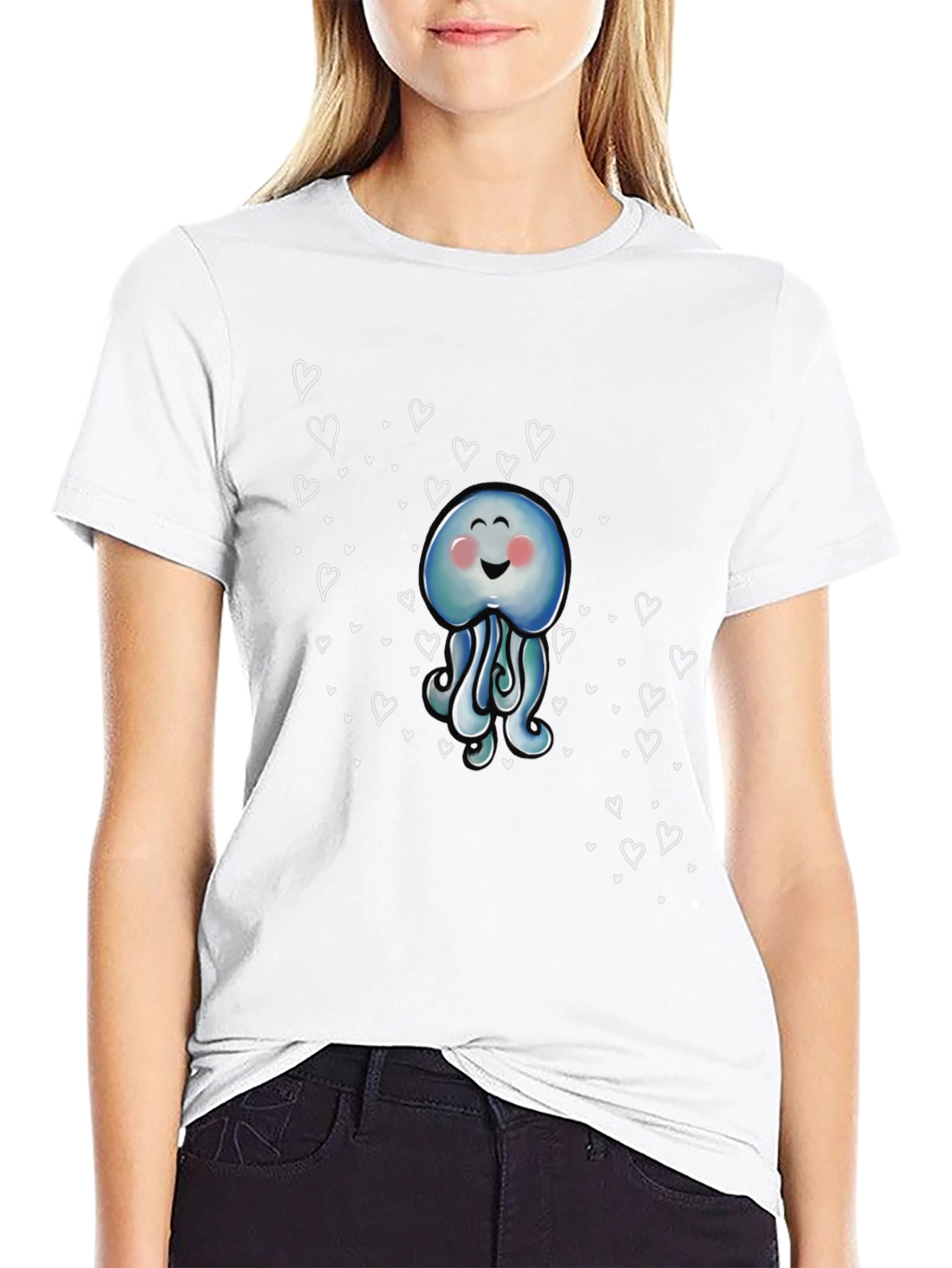 Cute Jellyfish Heart T-Shirt