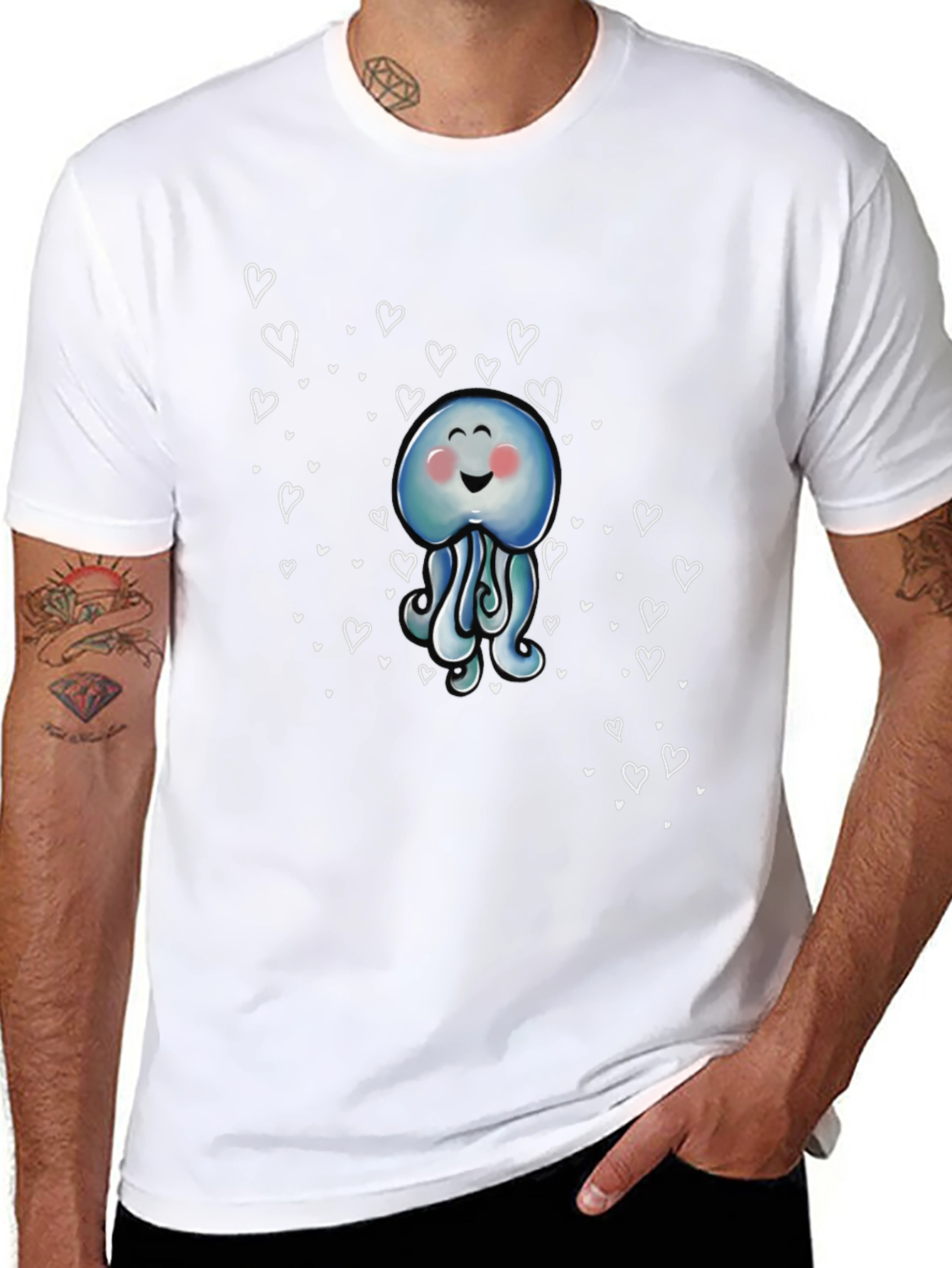 Cute Jellyfish Heart T-Shirt