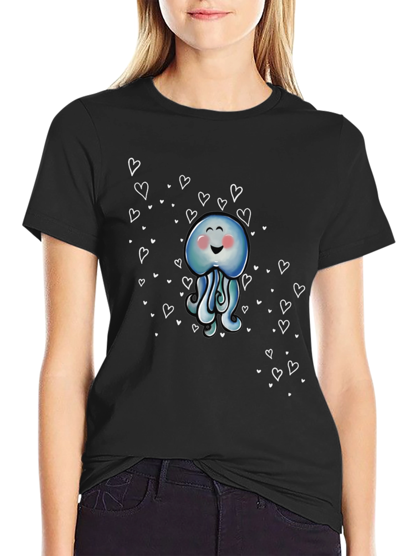 Cute Jellyfish Heart T-Shirt