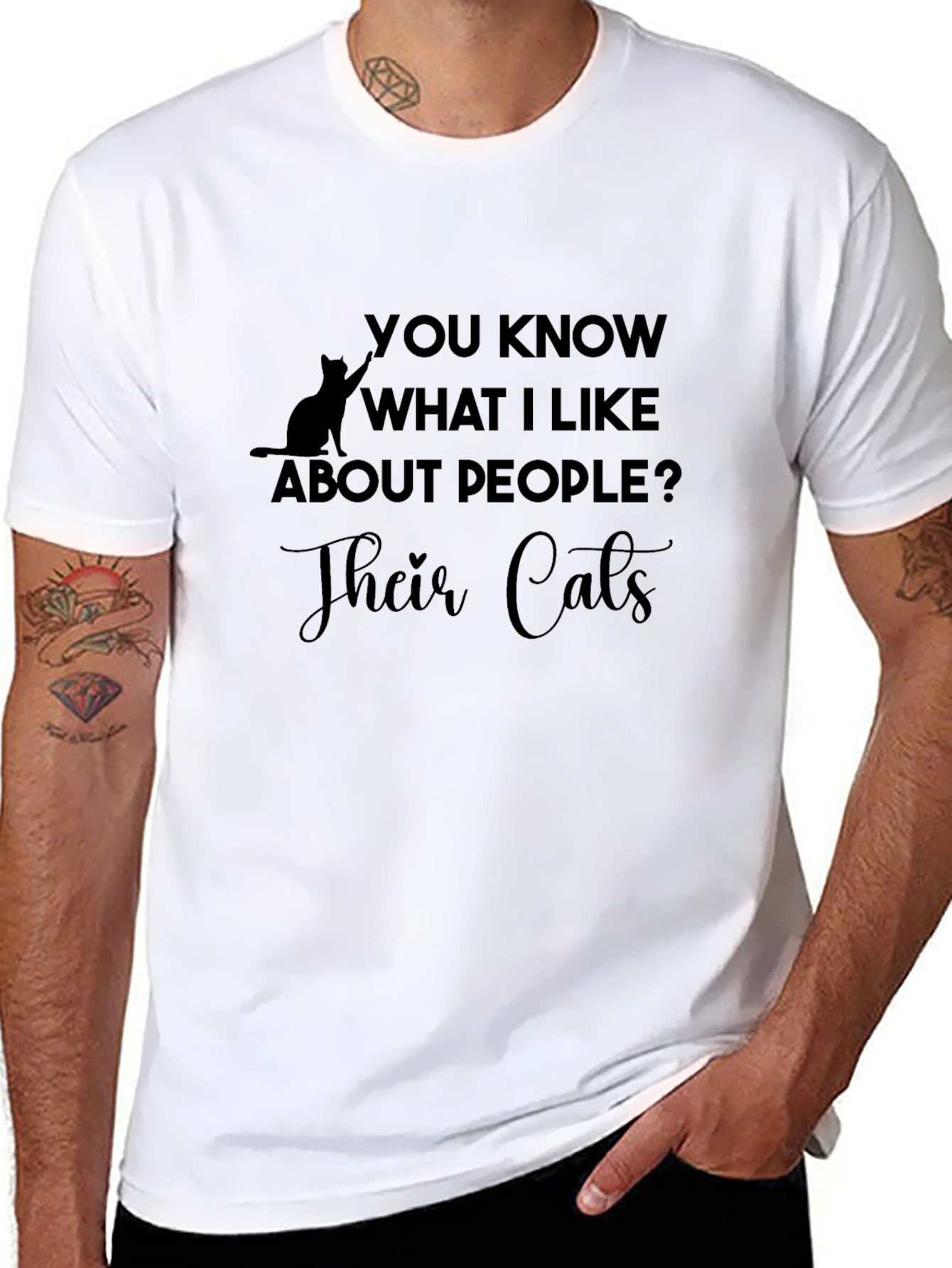 You Know What I Like About People Cats T-Shirt