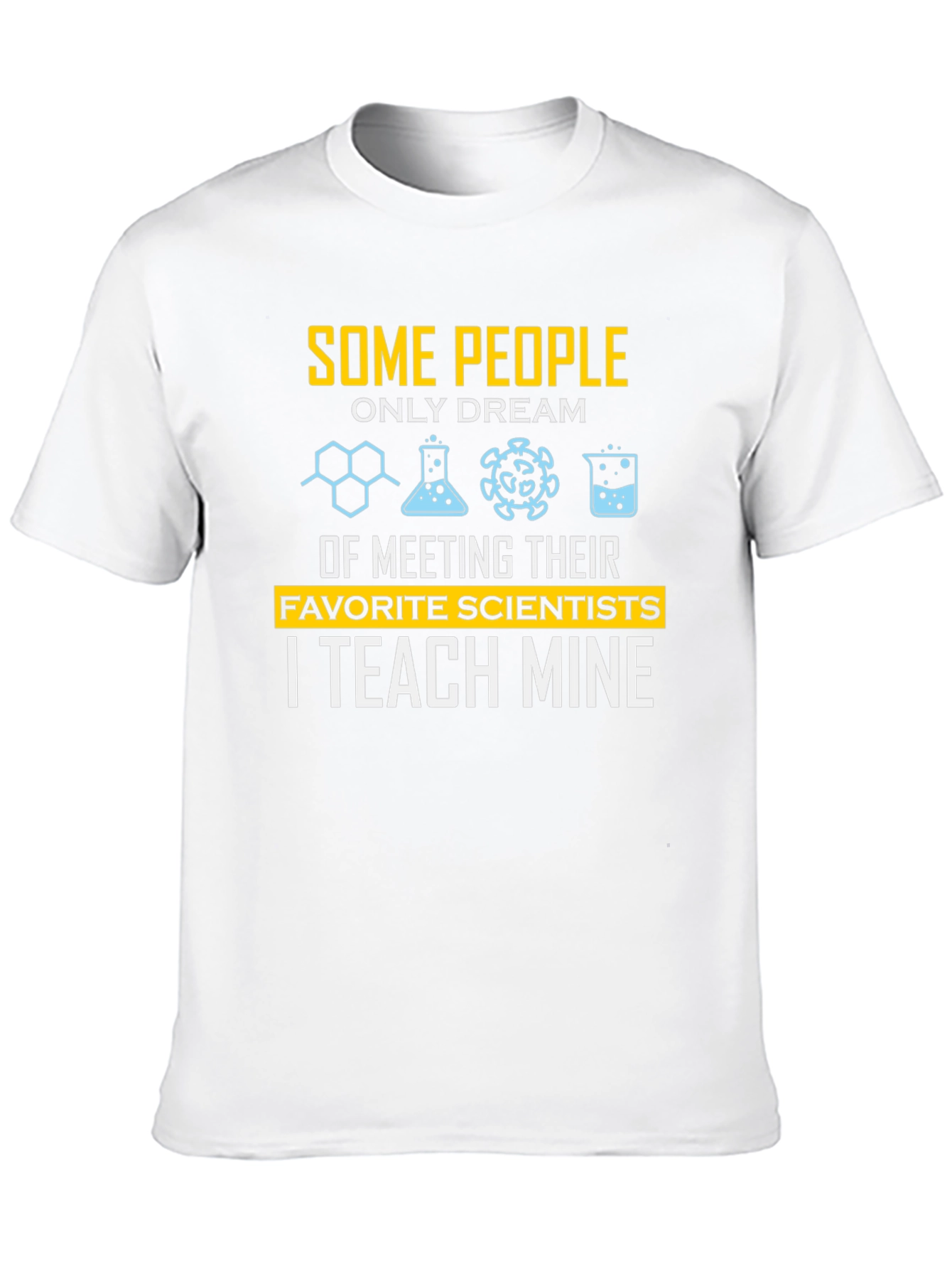 Scientist Teacher Black Cotton T-Shirt