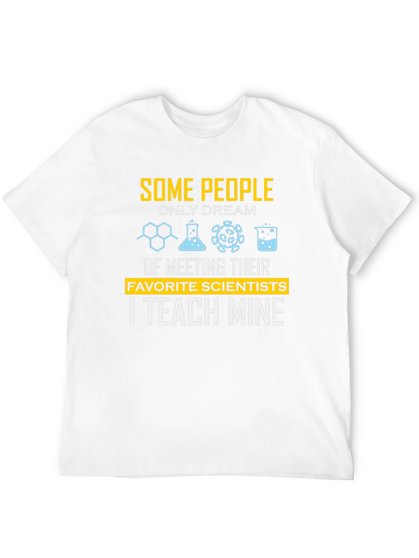 Scientist Teacher Black Cotton T-Shirt