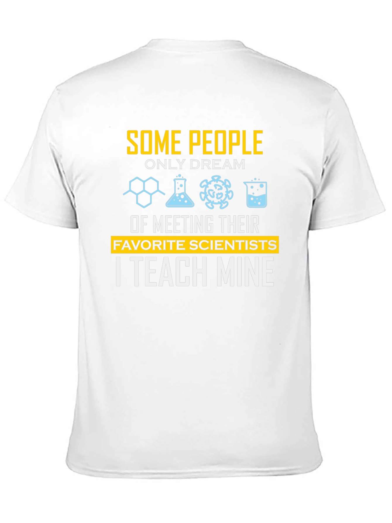 Scientist Teacher Black Cotton T-Shirt
