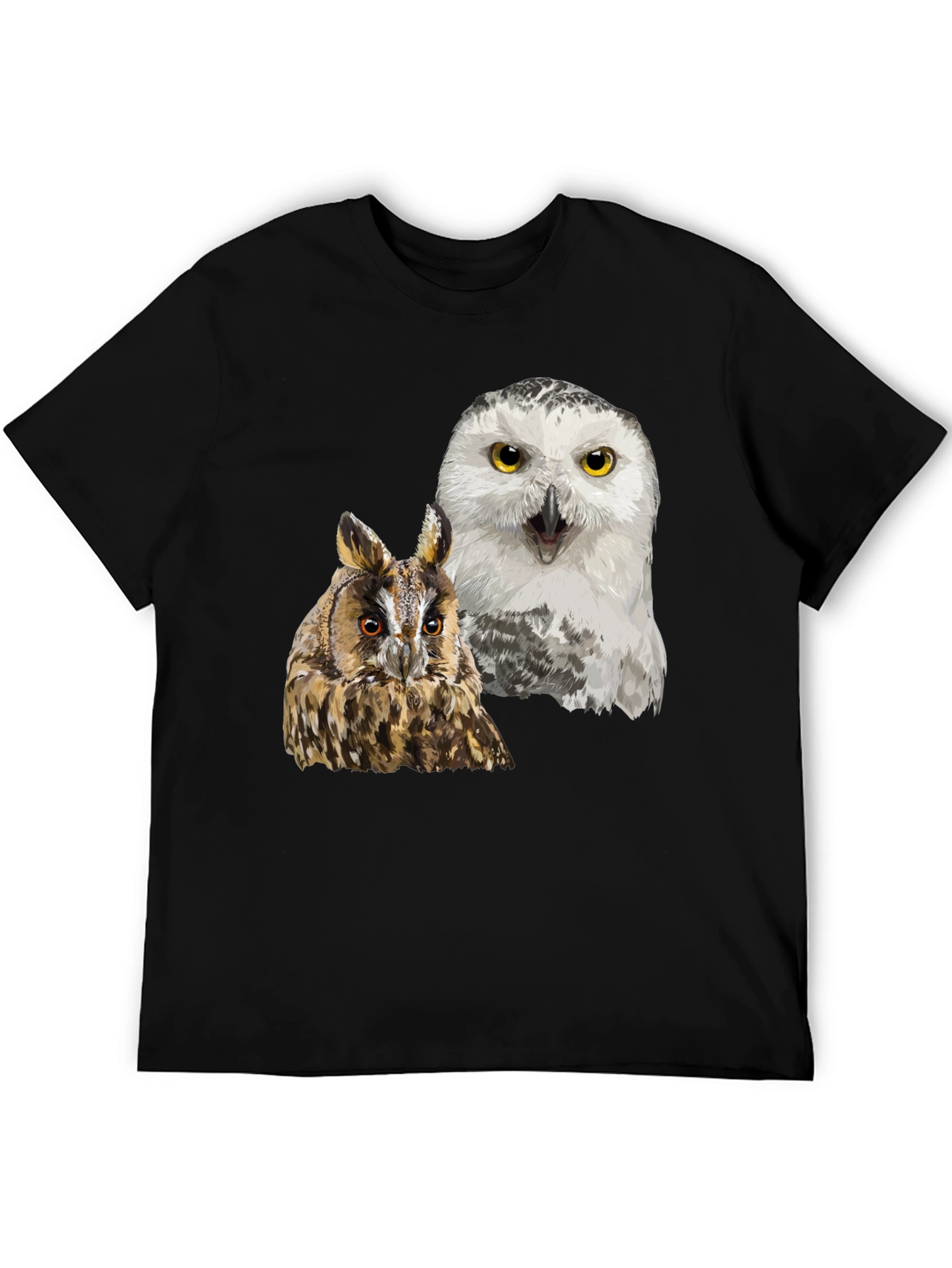 Owl Graphic Print T-Shirt