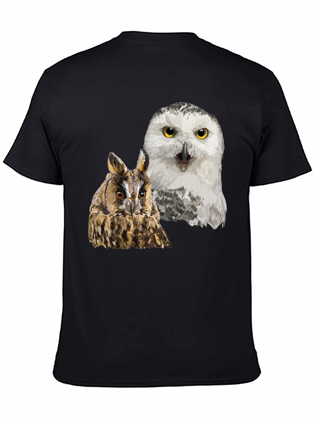 Owl Graphic Print T-Shirt
