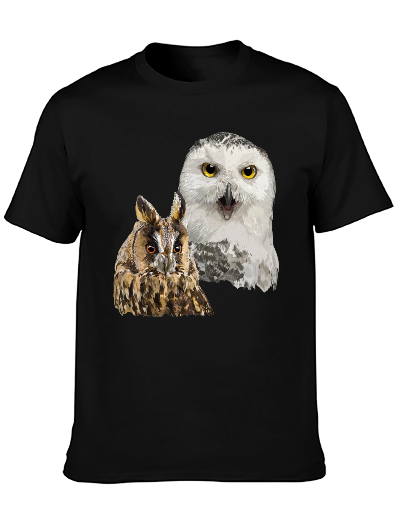 Owl Graphic Print T-Shirt