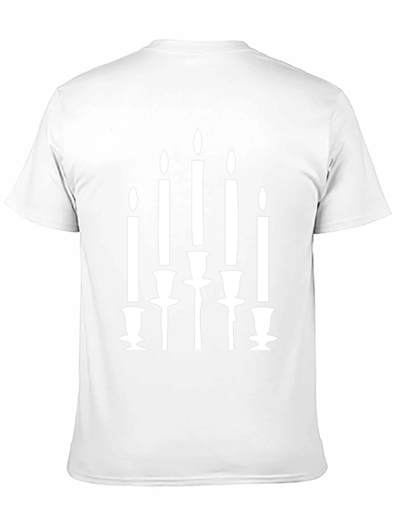 Mens Black Candle Graphic Tee