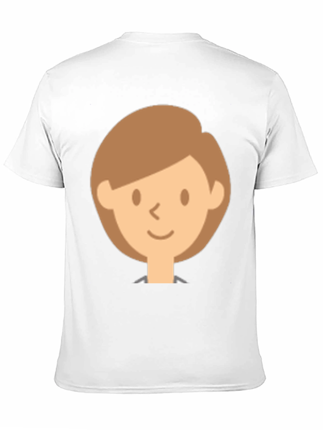 Smiling Face Graphic Black T-Shirt