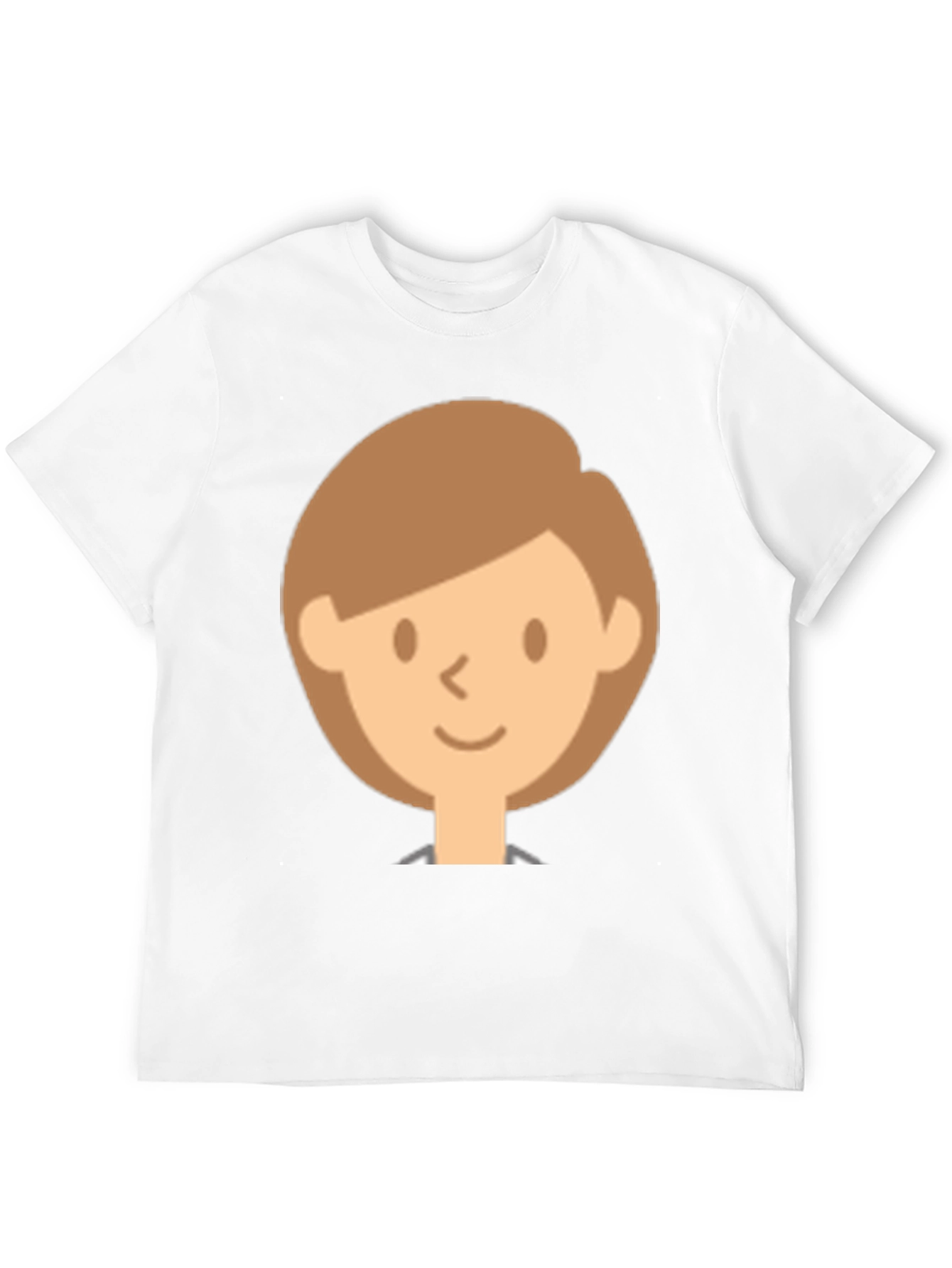 Smiling Face Graphic Black T-Shirt