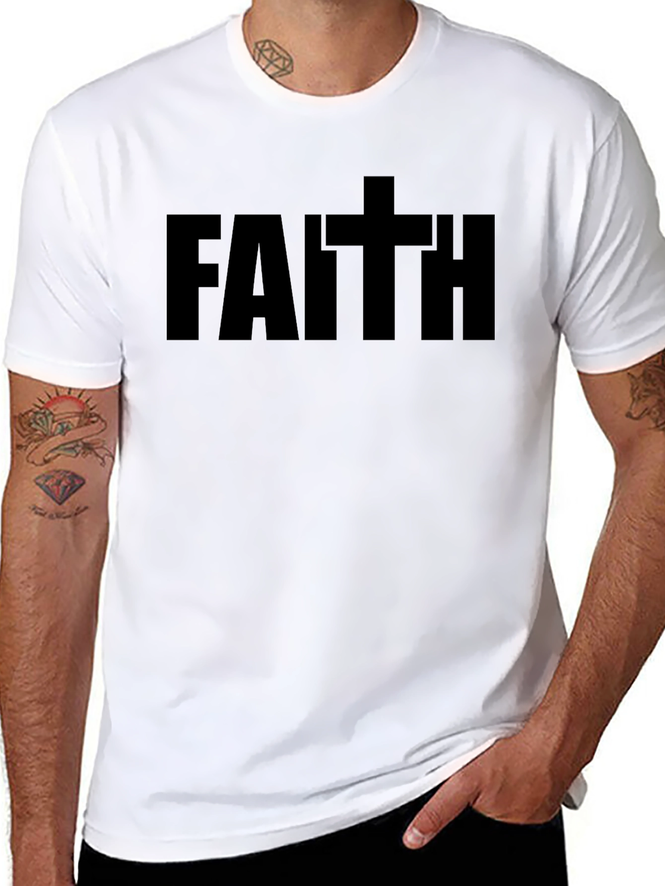 Faith Graphic T-Shirt - Religious Christian Tee