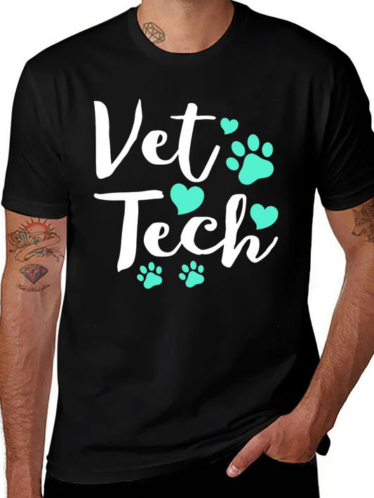 Vet Tech T-Shirt - Animal Lover Tee