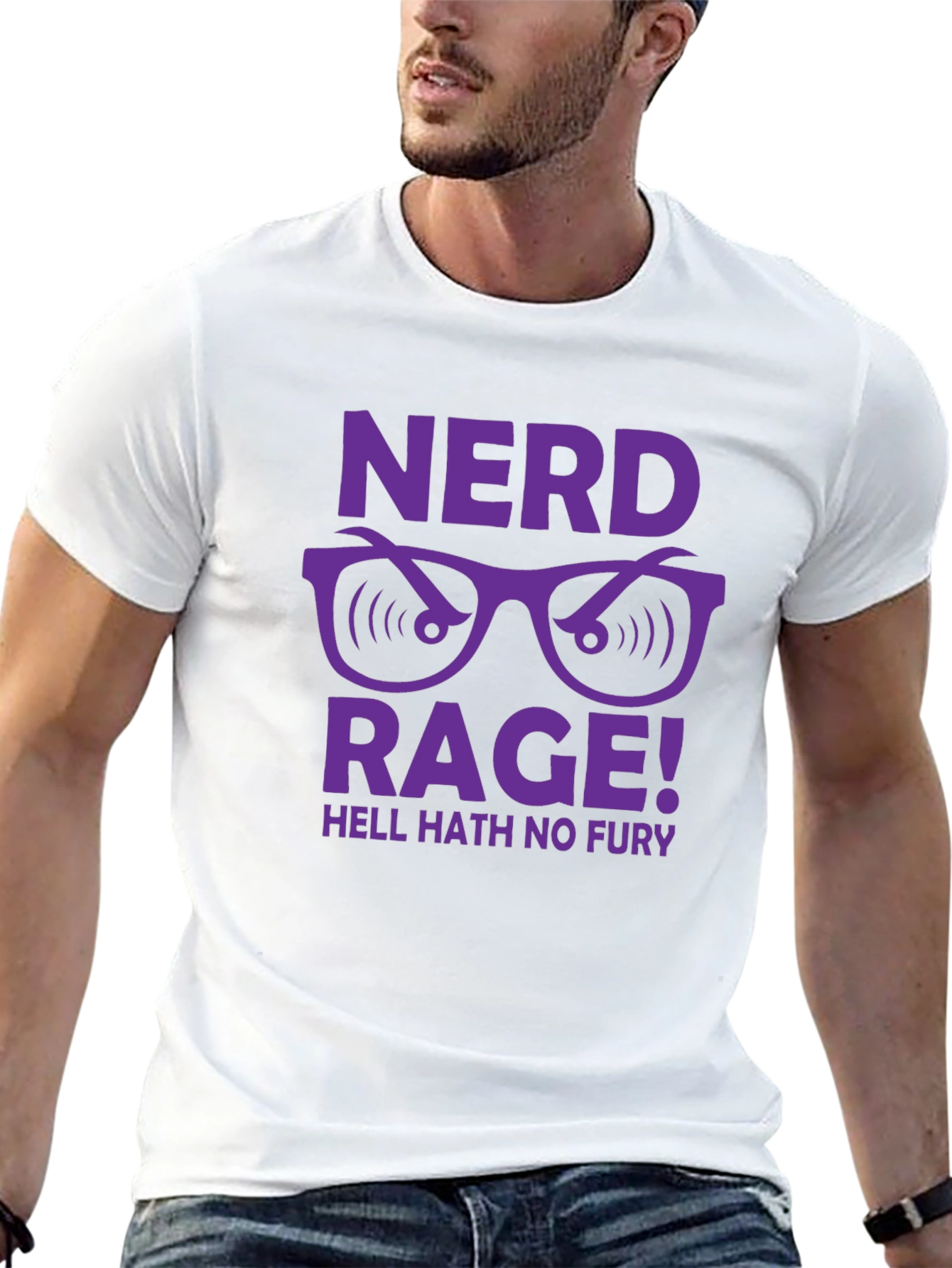 Nerd Rage T-Shirt - Geeky Graphic Tee