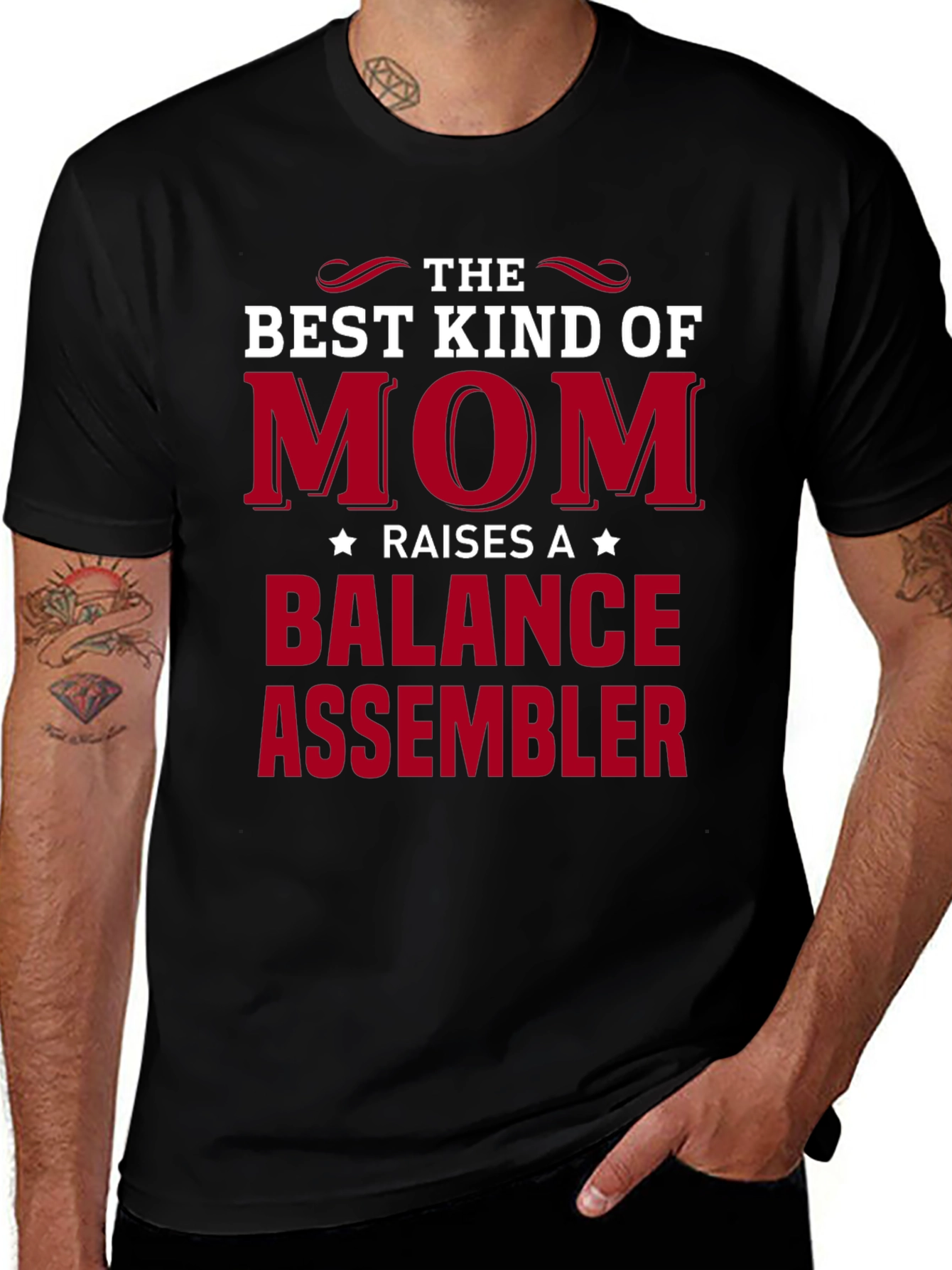 Best Kind of Mom Balance Assembler T-Shirt