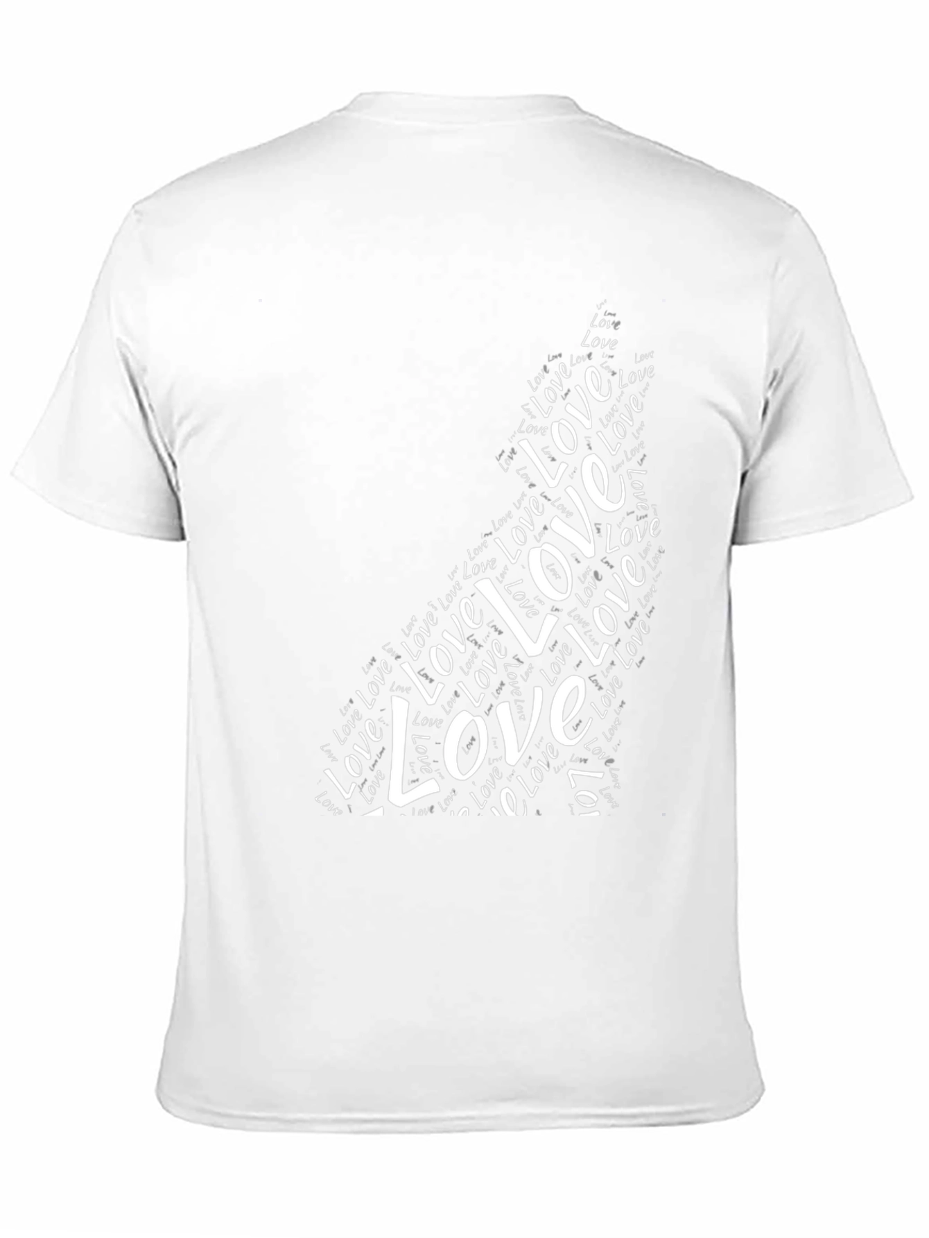 Love Wolf Graphic Tee - Black Unisex Shirt