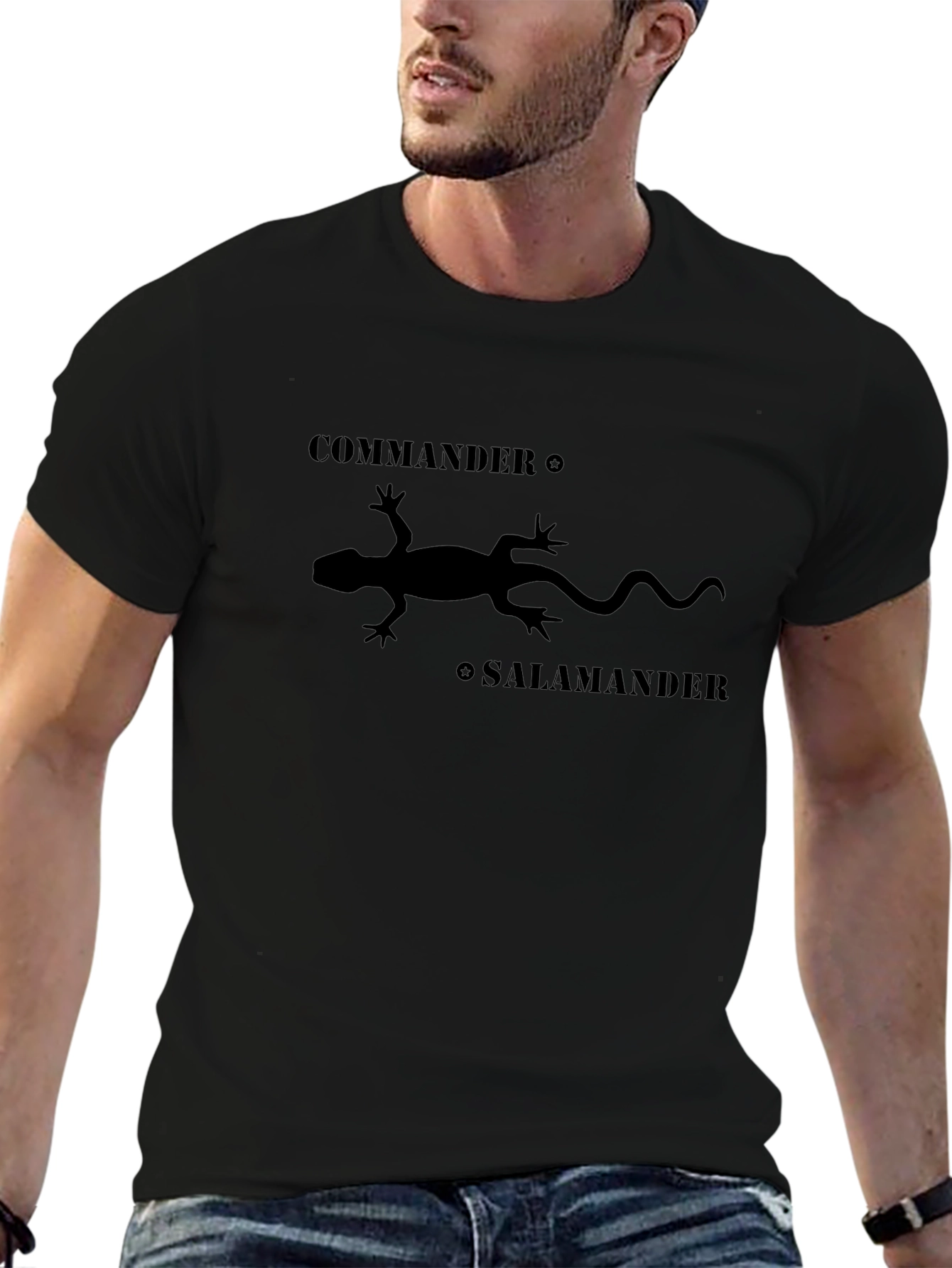Commander Salamander Graphic T-Shirt