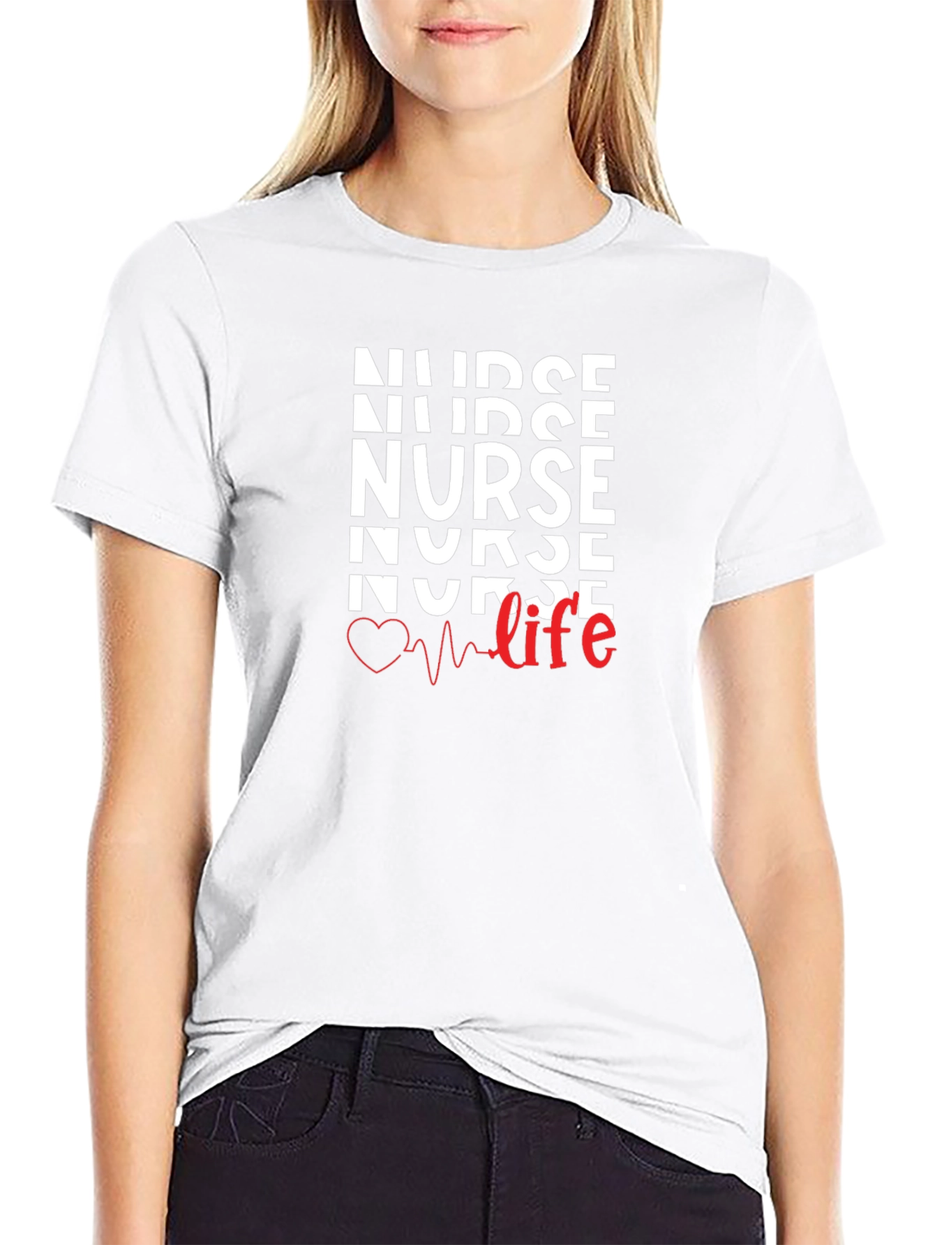 Nurse Life Graphic T-Shirt - Comfortable Everyday Wear