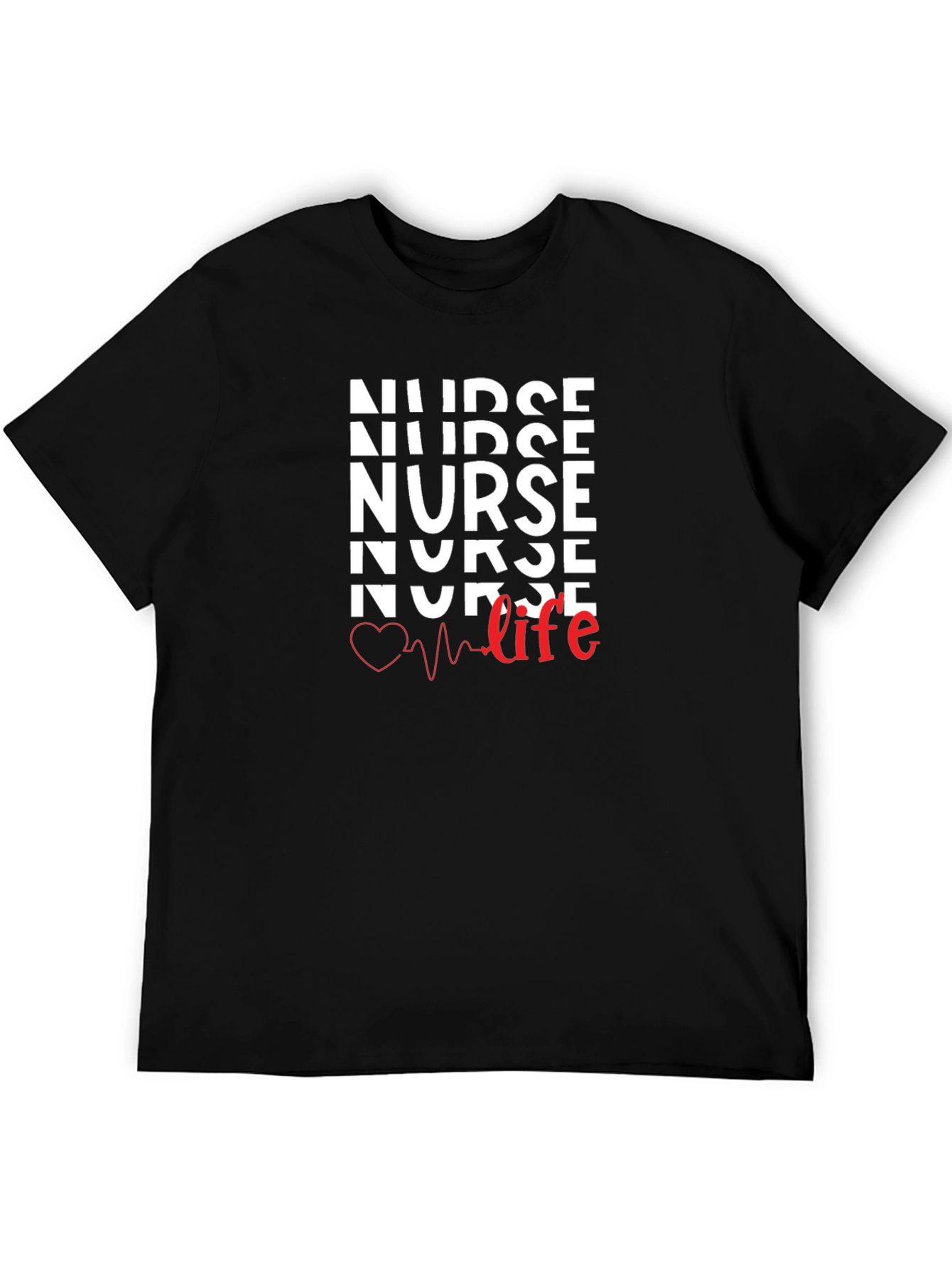 Nurse Life Graphic T-Shirt - Comfortable Everyday Wear
