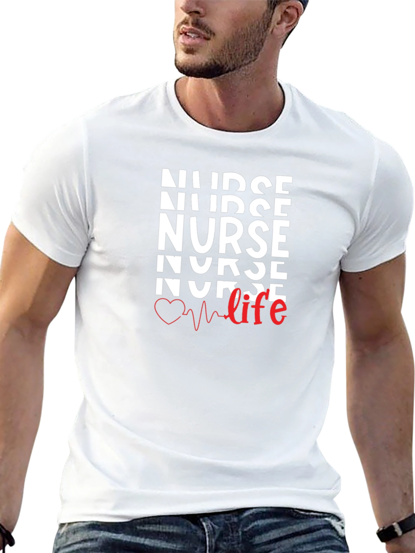 Nurse Life Graphic T-Shirt - Comfortable Everyday Wear