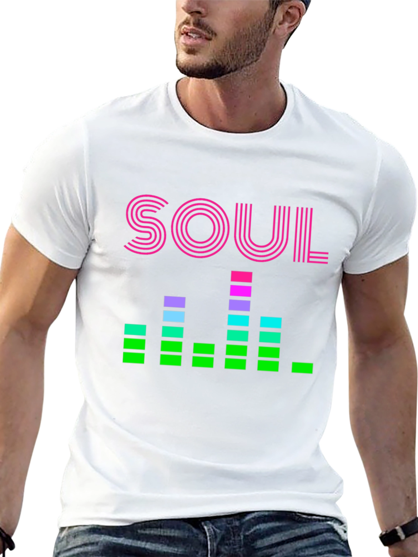 Retro Soul Music Graphic T-Shirt