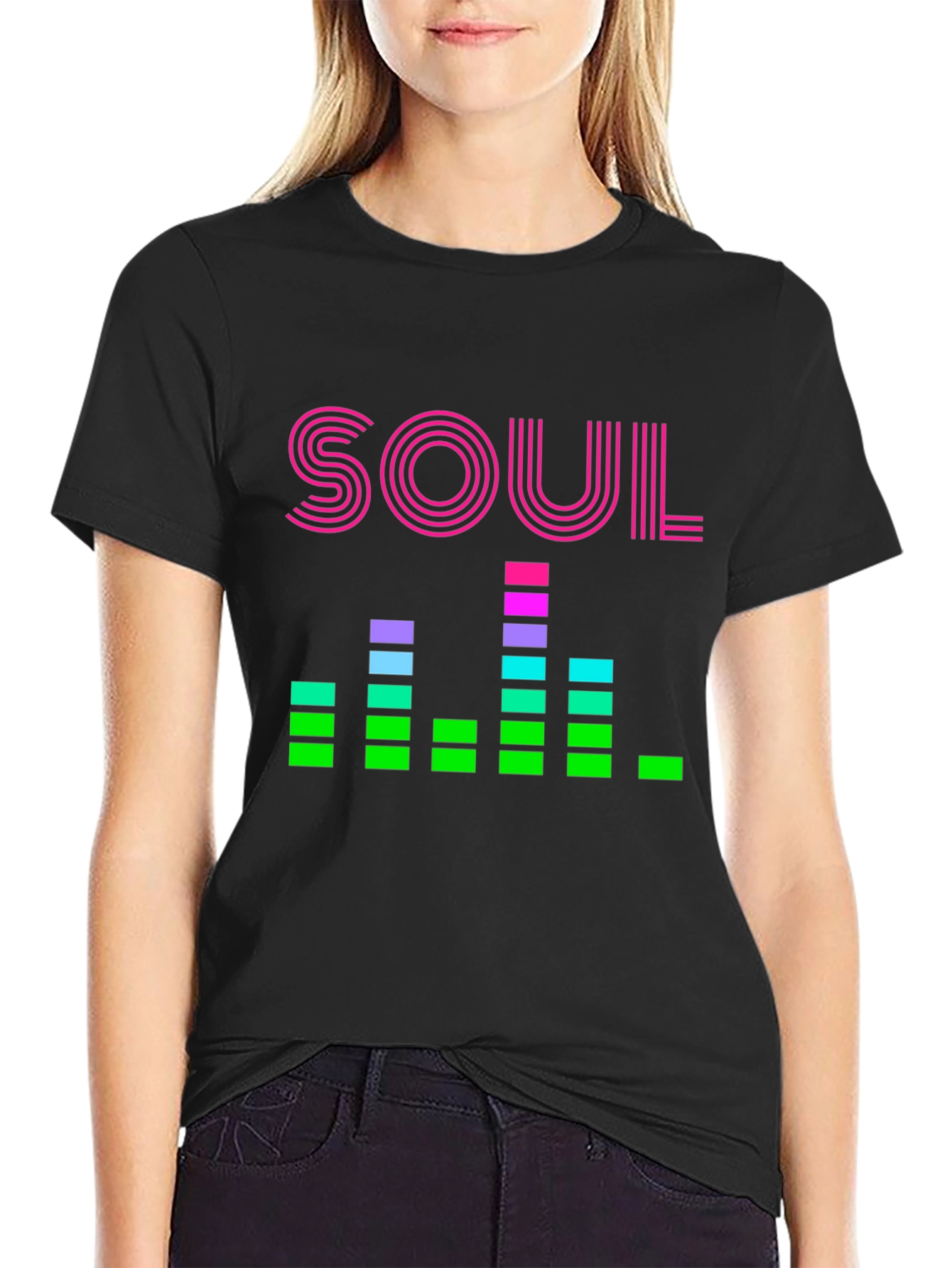 Retro Soul Music Graphic T-Shirt