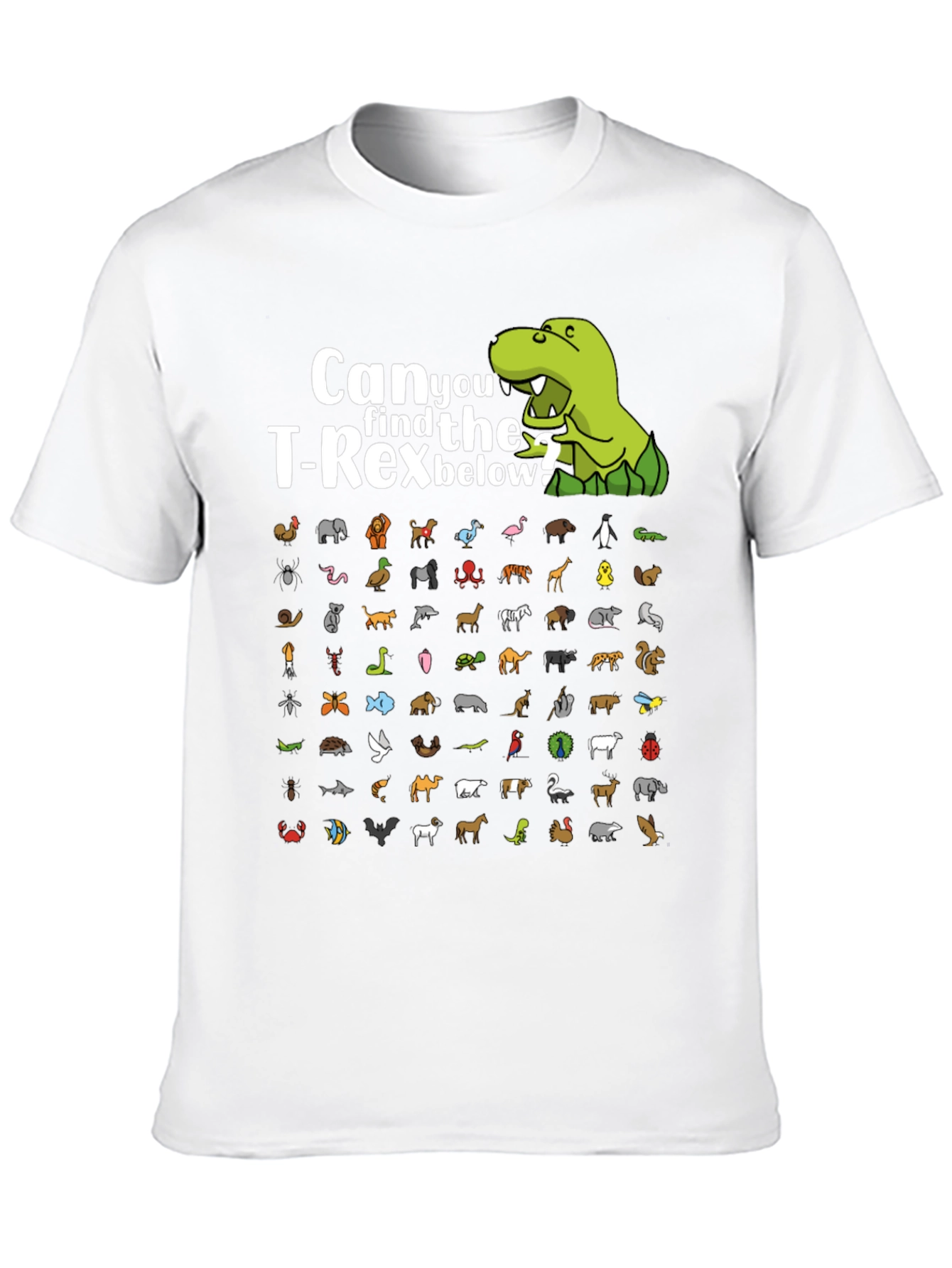 Find the T-Rex Animal Graphic T-Shirt
