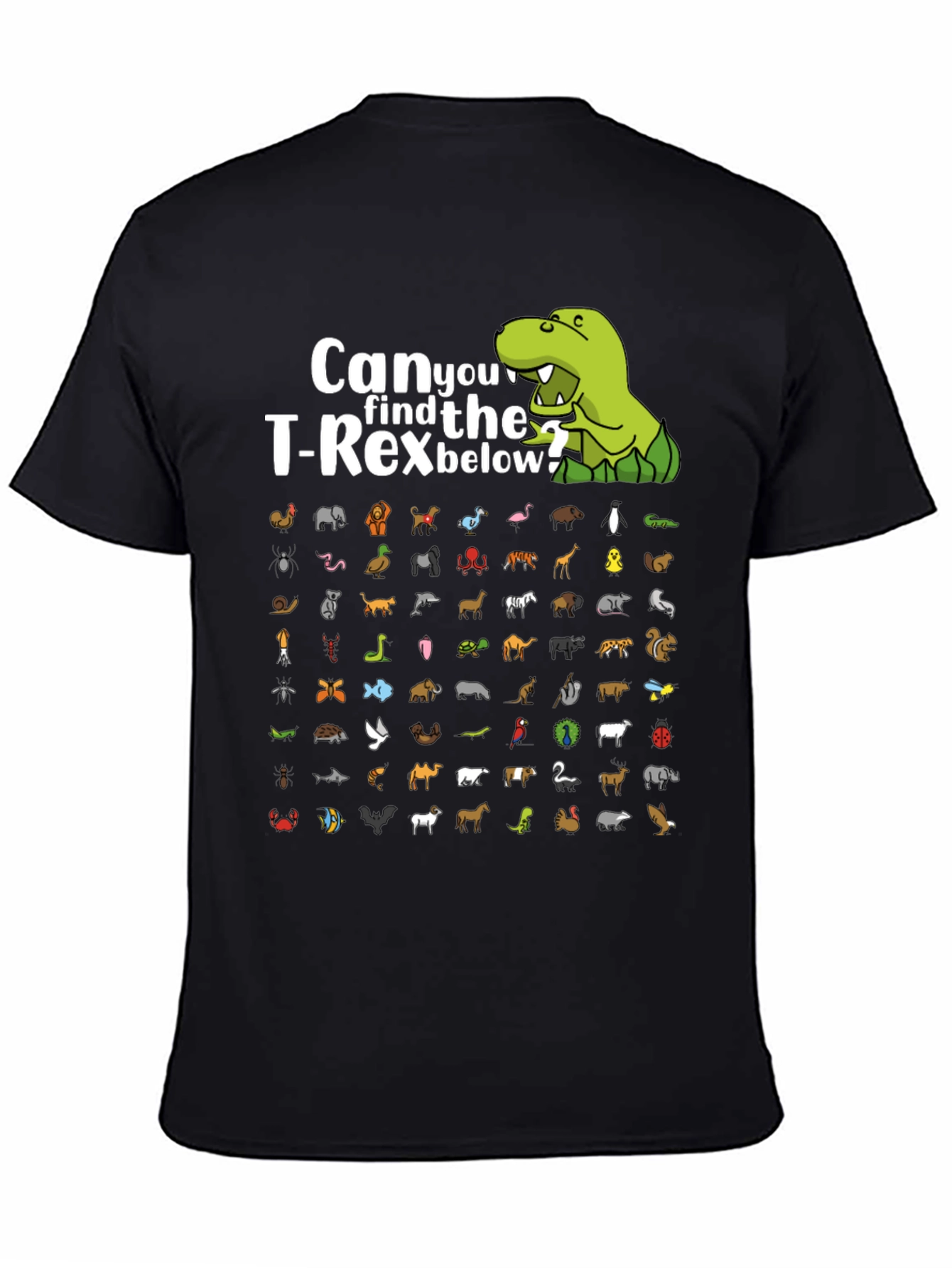 Find the T-Rex Animal Graphic T-Shirt