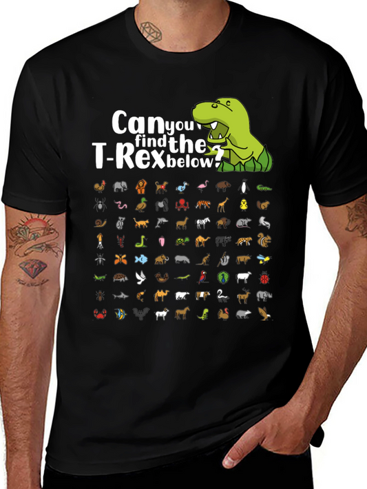 Find the T-Rex Animal Graphic T-Shirt