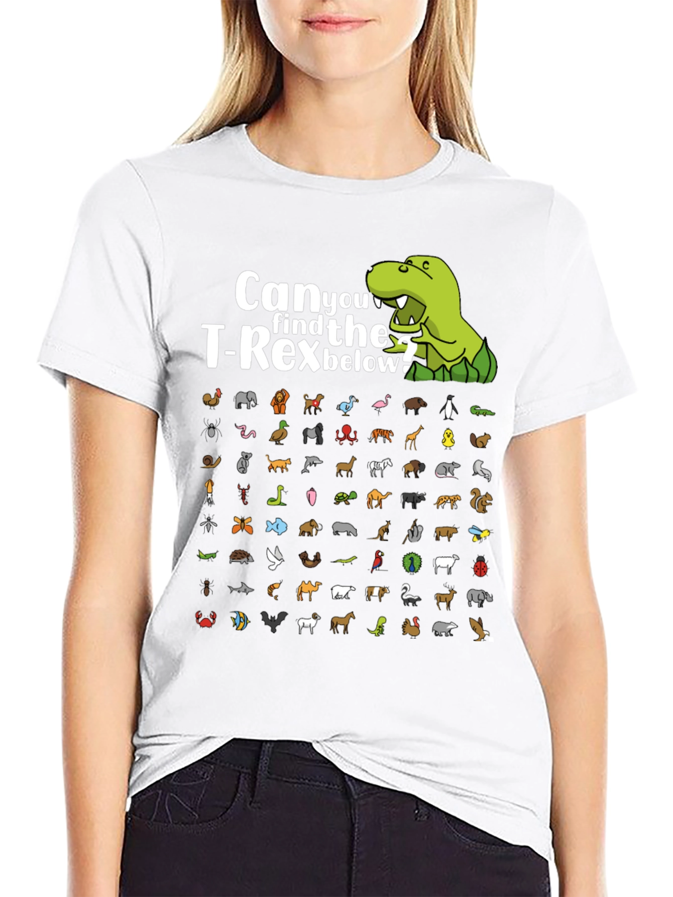 Find the T-Rex Animal Graphic T-Shirt