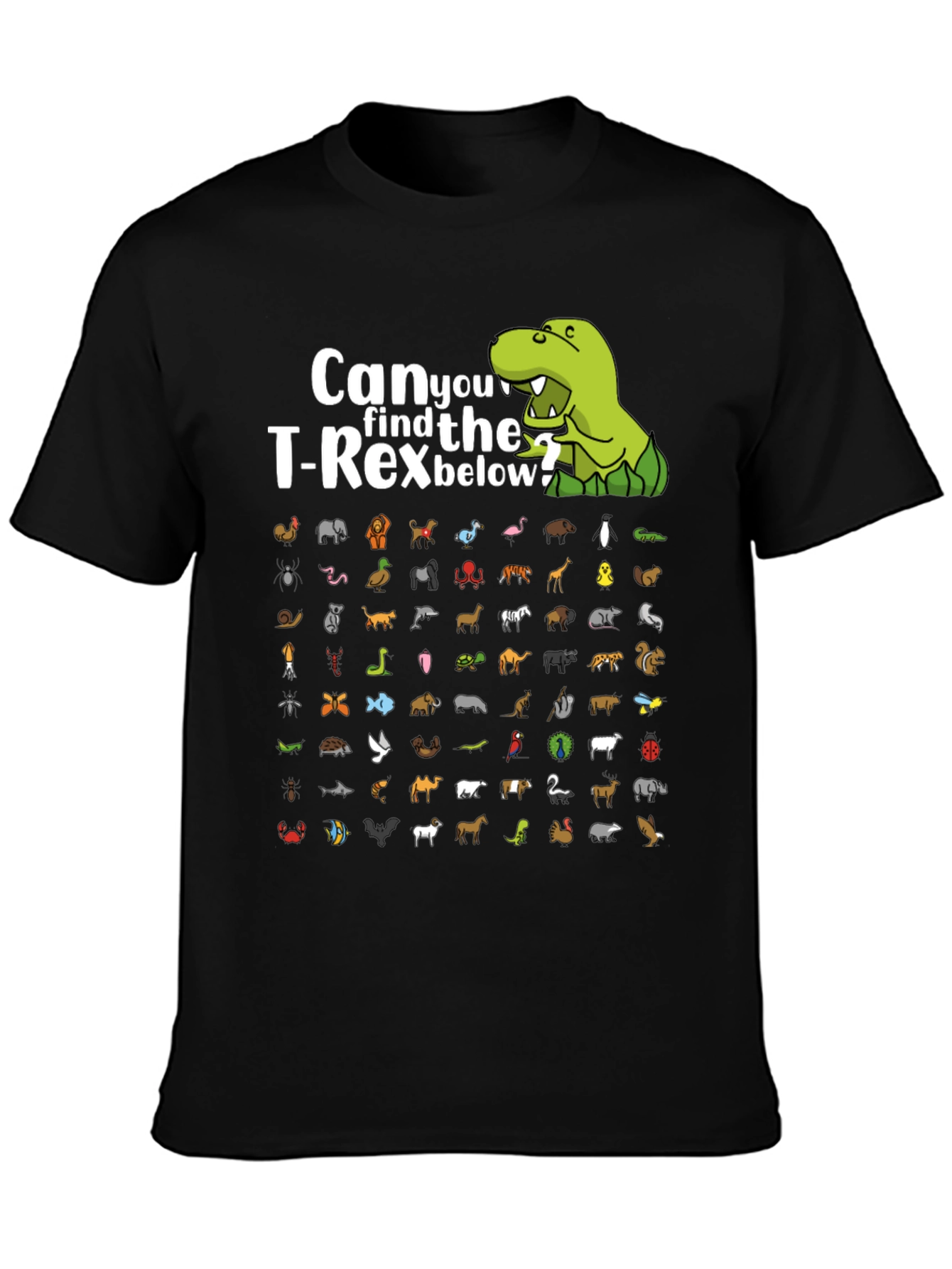 Find the T-Rex Animal Graphic T-Shirt