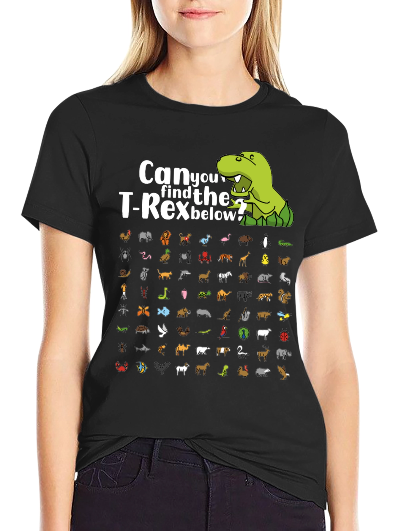 Find the T-Rex Animal Graphic T-Shirt