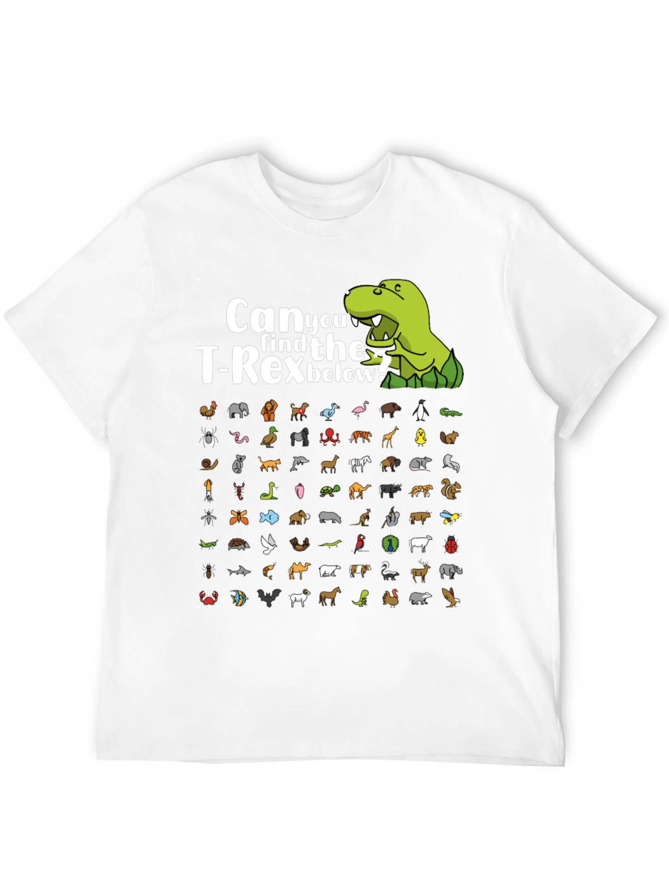 Find the T-Rex Animal Graphic T-Shirt