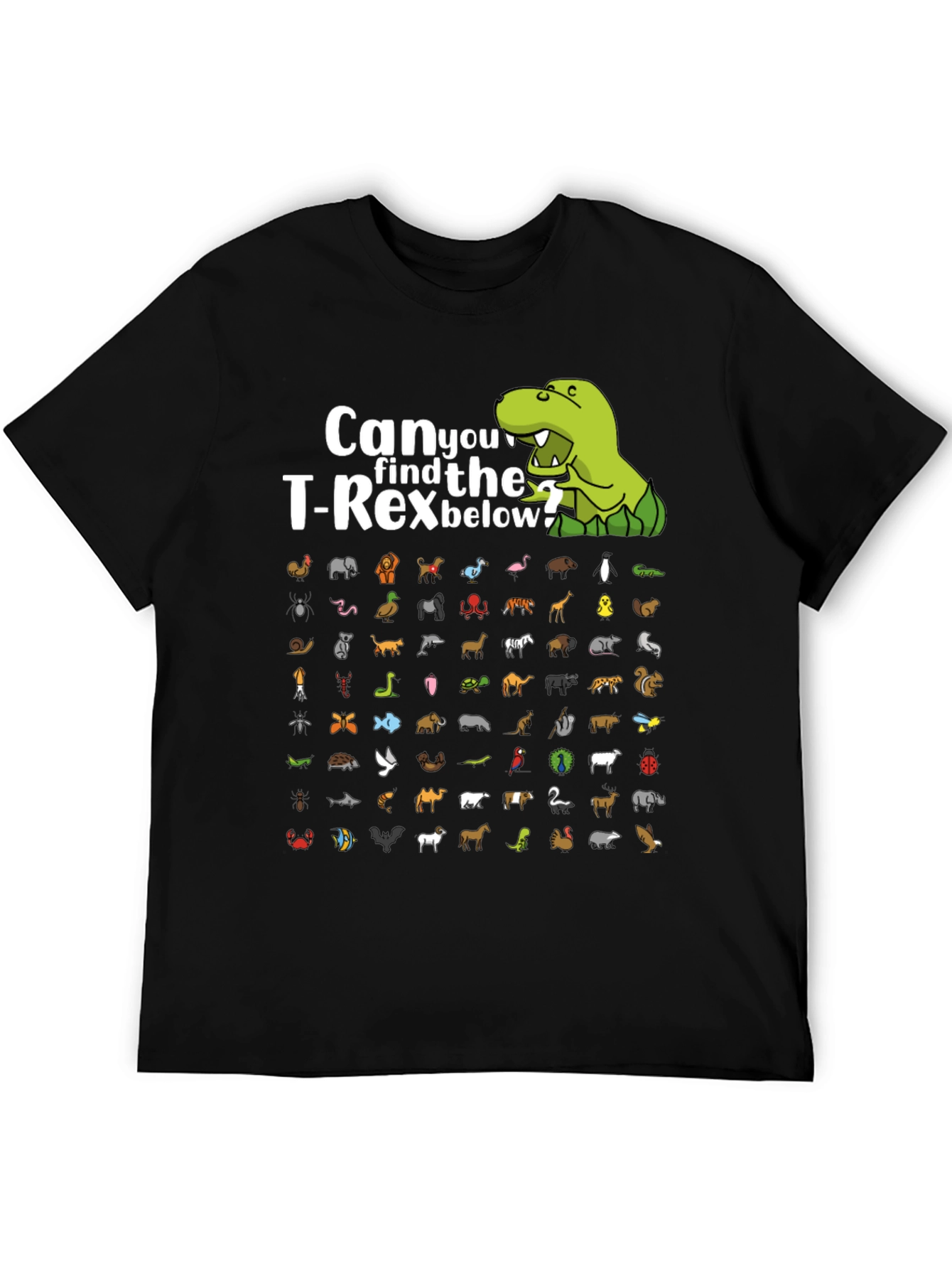 Find the T-Rex Animal Graphic T-Shirt