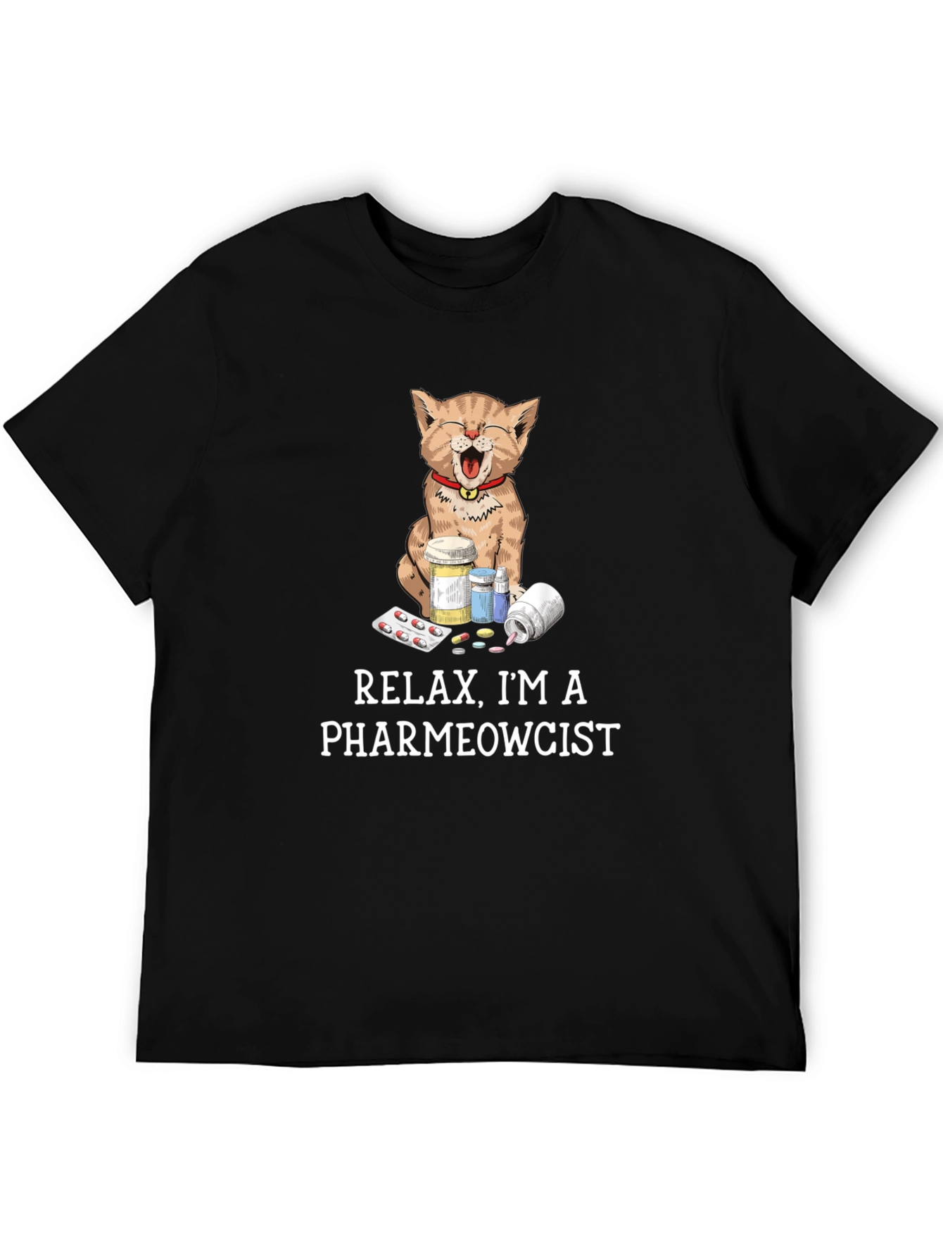 Pharmewcist Cat T-Shirt - Funny Veterinarian Tee