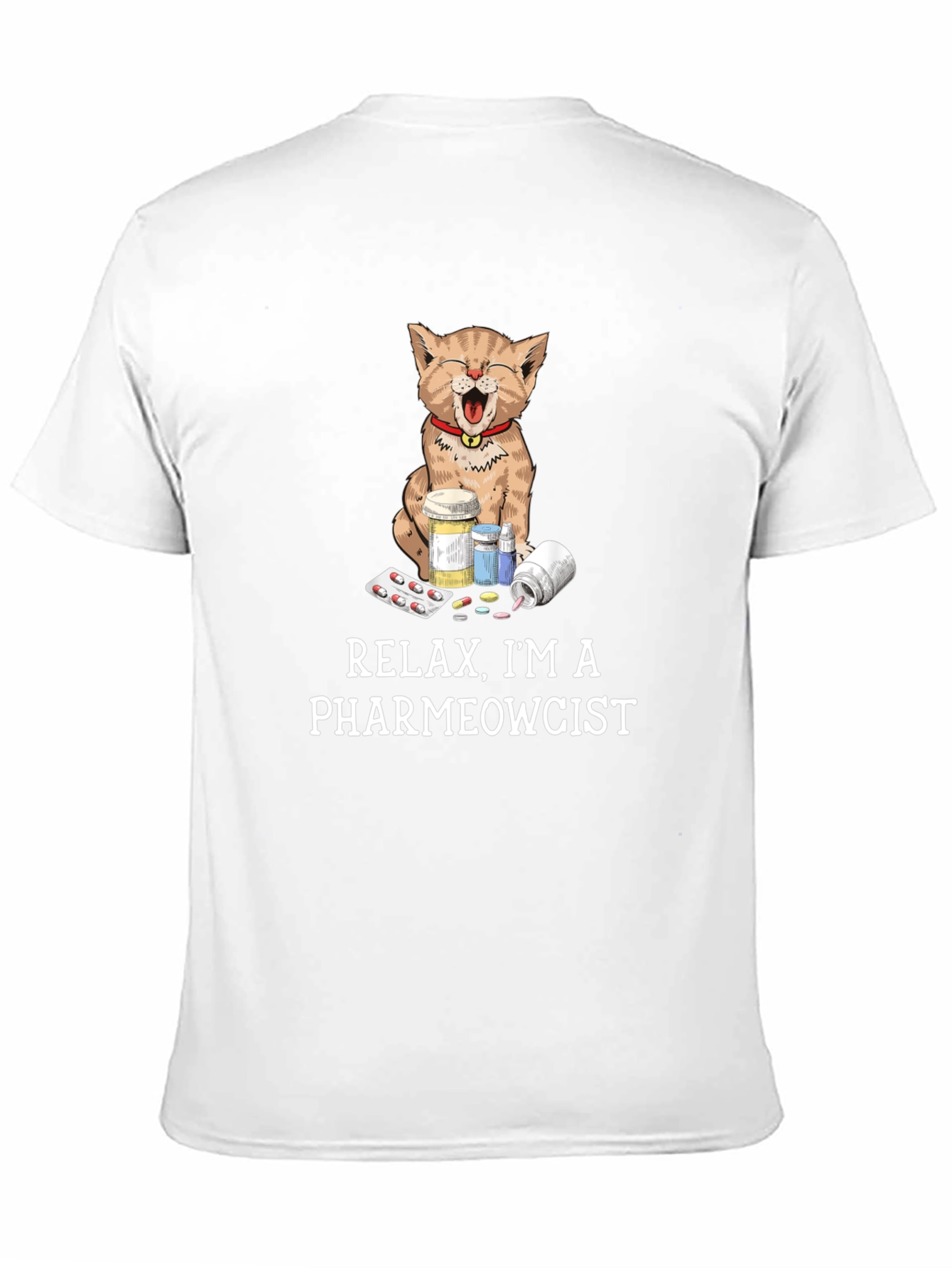 Pharmewcist Cat T-Shirt - Funny Veterinarian Tee