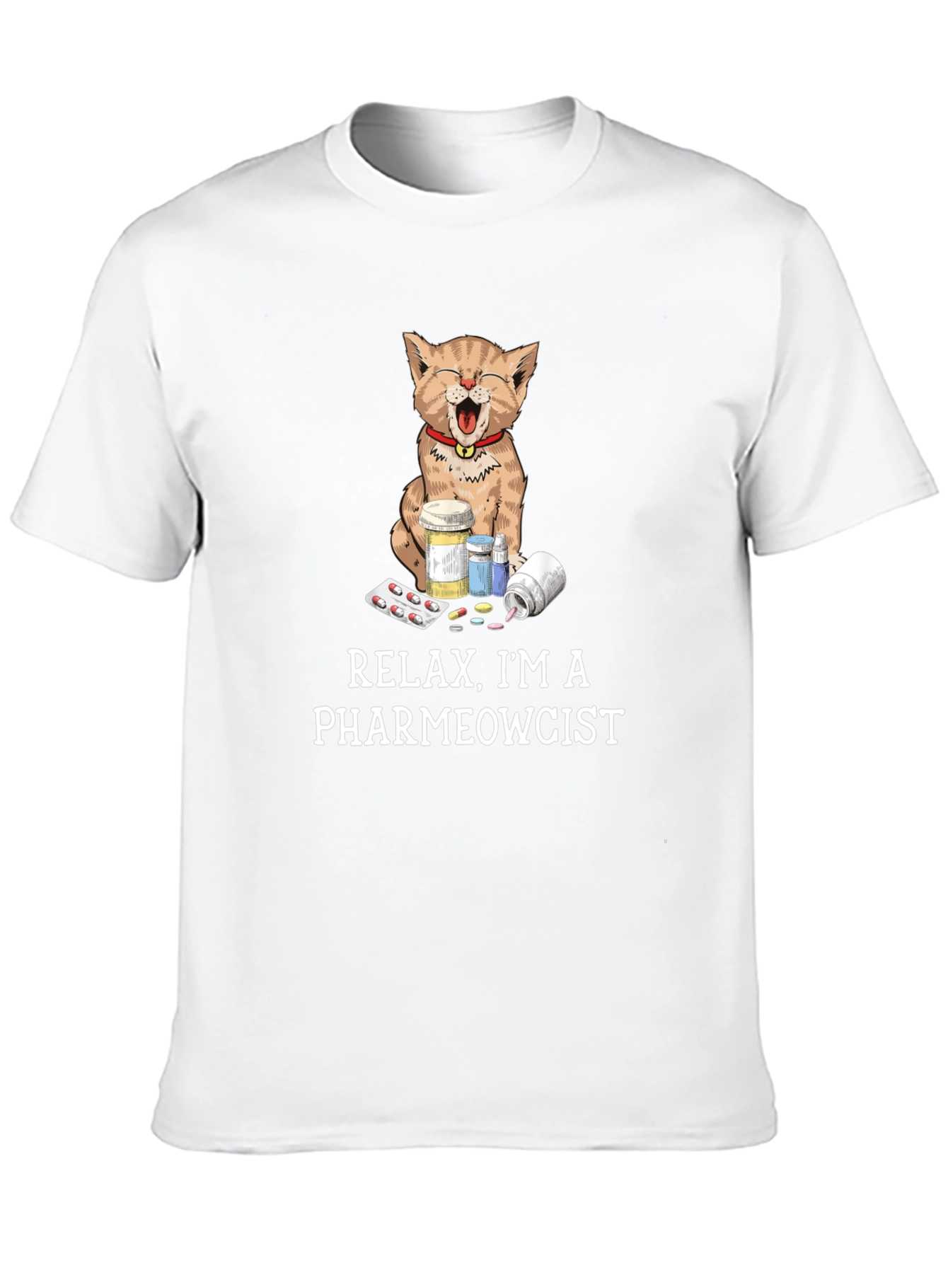 Pharmewcist Cat T-Shirt - Funny Veterinarian Tee