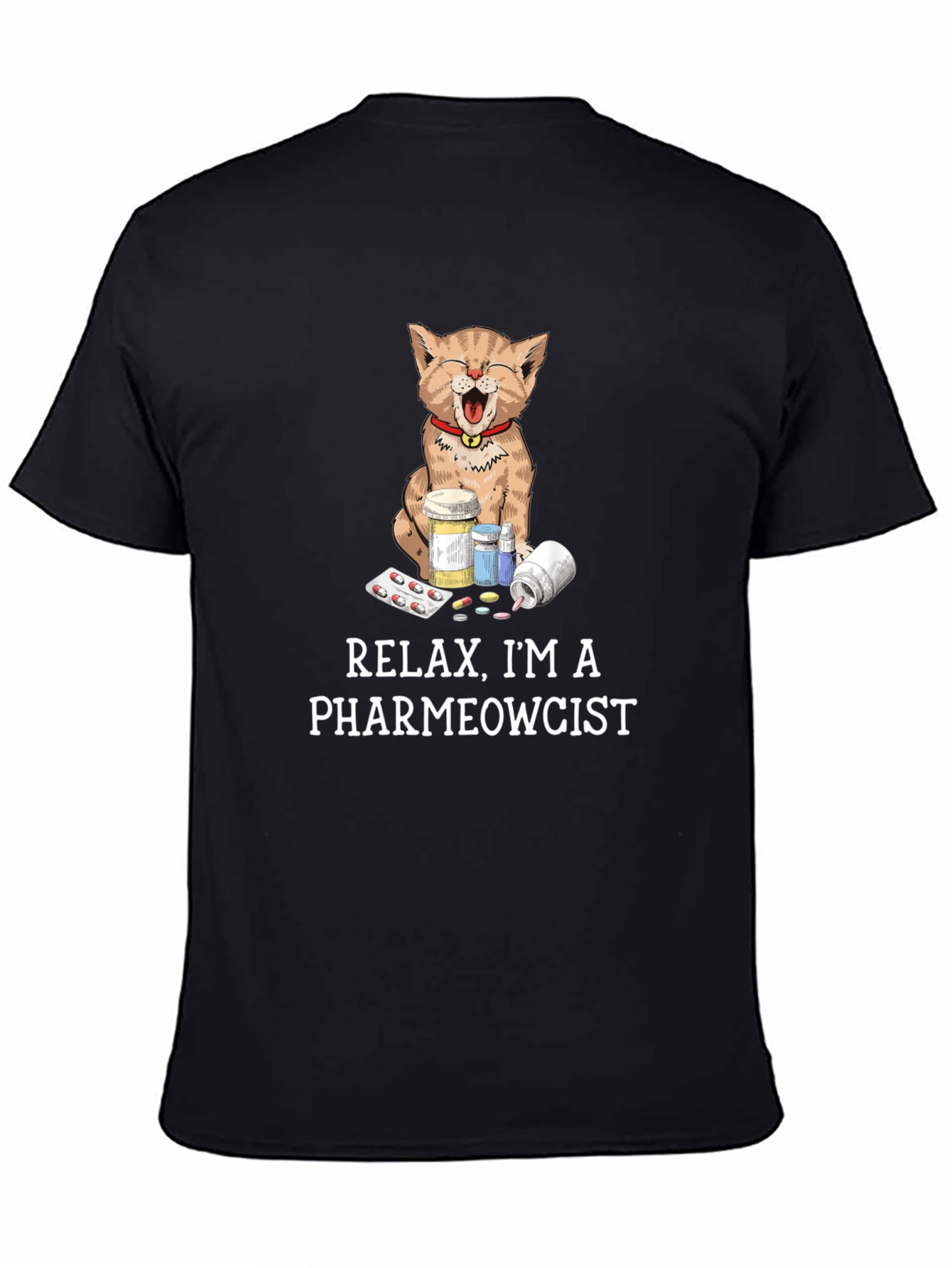 Pharmewcist Cat T-Shirt - Funny Veterinarian Tee