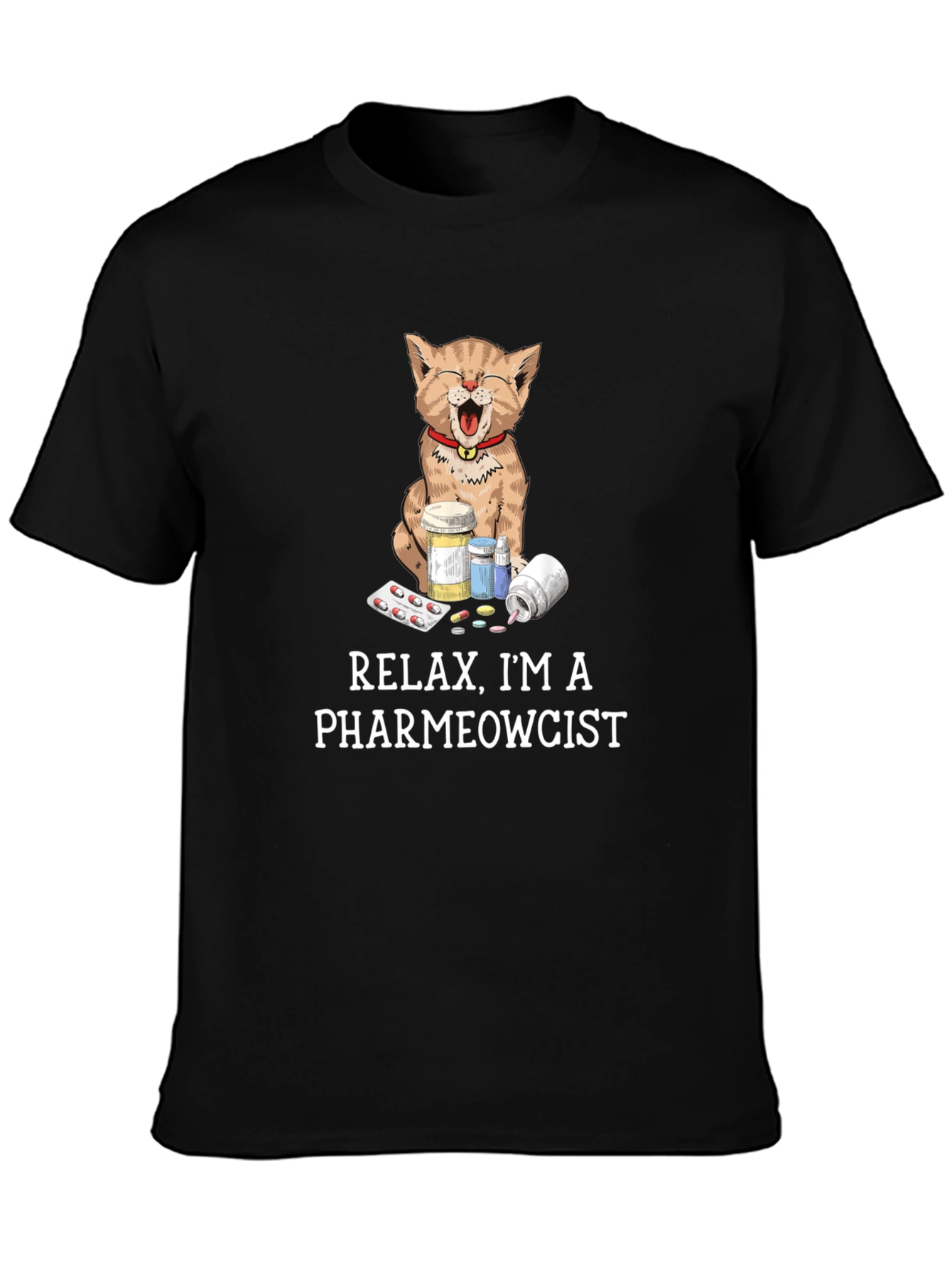 Pharmewcist Cat T-Shirt - Funny Veterinarian Tee
