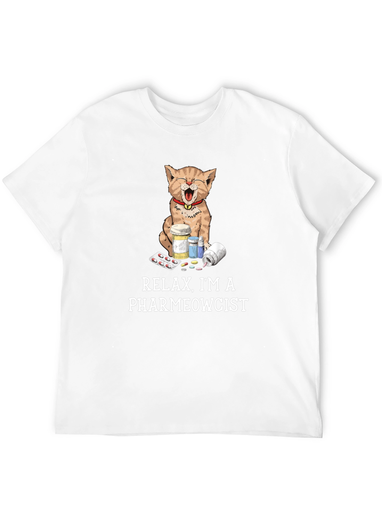 Pharmewcist Cat T-Shirt - Funny Veterinarian Tee