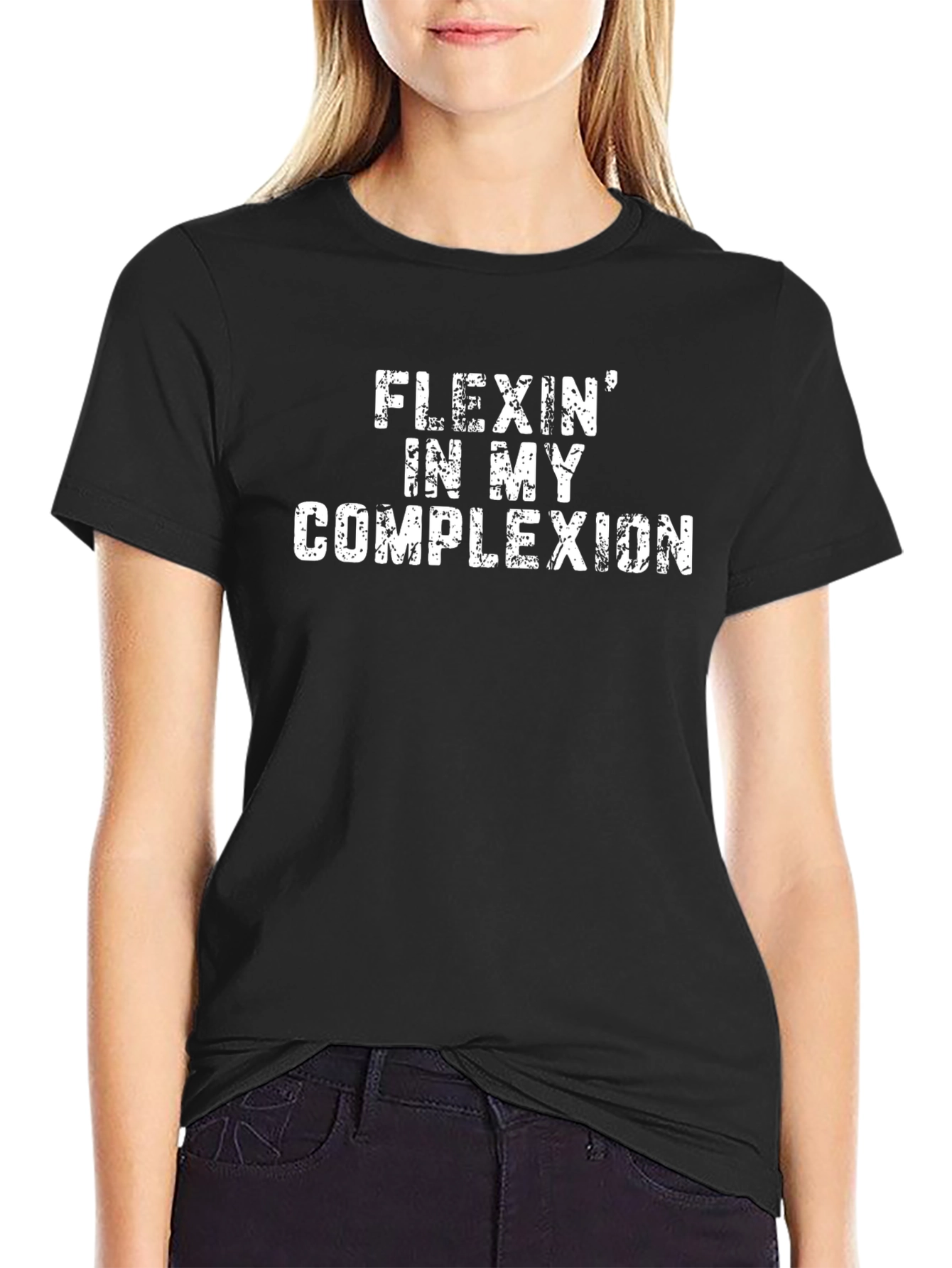 Flexin In My Complexion Graphic T-Shirt
